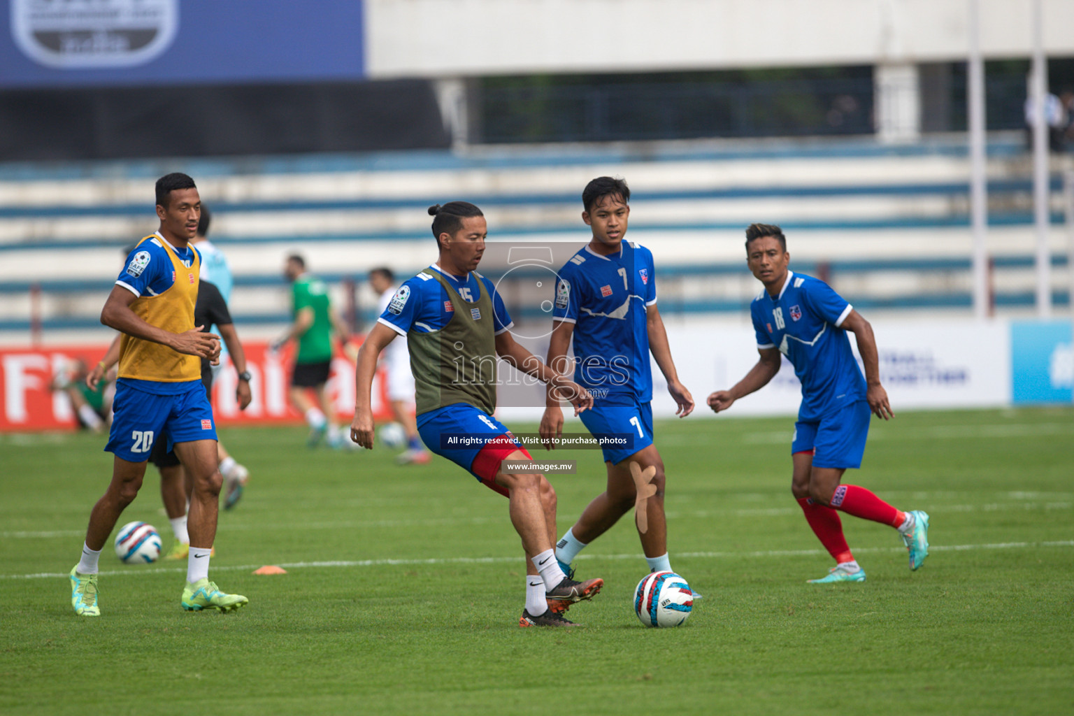 Kuwait vs Nepal in the opening match of SAFF Championship 2023 held in Sree Kanteerava Stadium, Bengaluru, India, on Wednesday, 21st June 2023. Photos: Nausham Waheed / images.mv