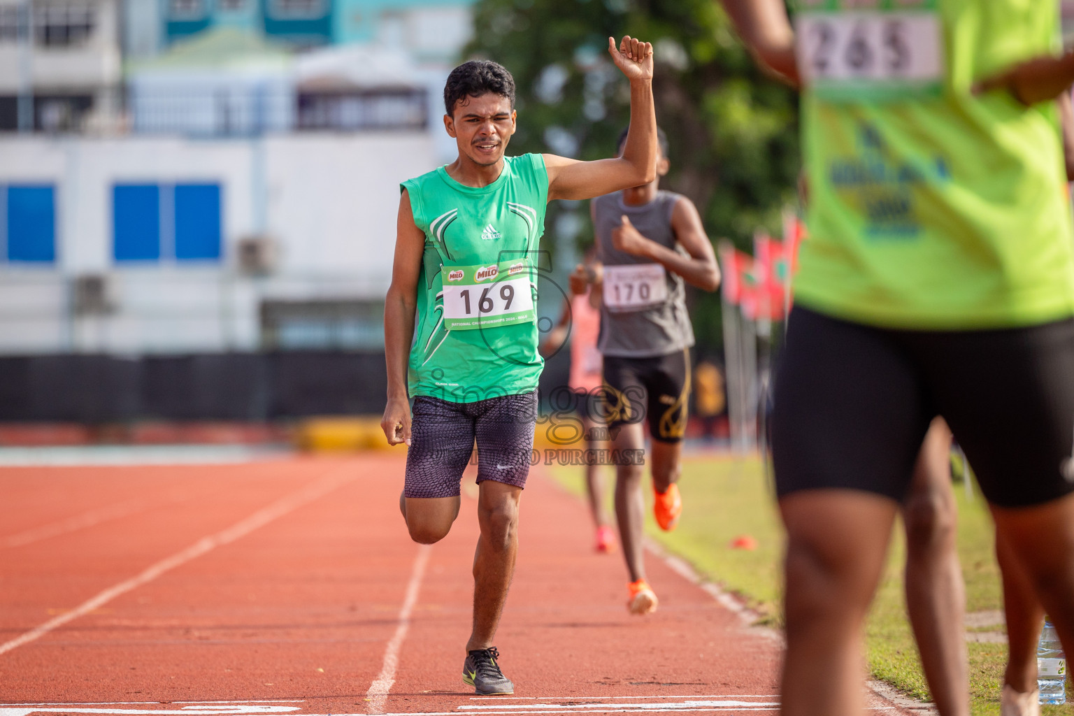 Day 2 of 33rd National Athletics Championship was held in Ekuveni Track at Male', Maldives on Friday, 6th September 2024. Photos: Shuu Abdul Sattar / images.mv