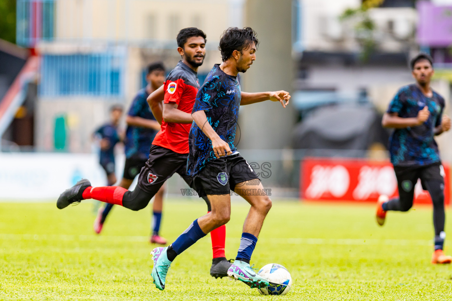 TC Sports Club vs Super United Sports in Day 5 of Under 19 Youth Championship 2024 was held at National Stadium in Male', Maldives on Sunday, 23rd June 2024. Photos: Nausham Waheed / images.mv