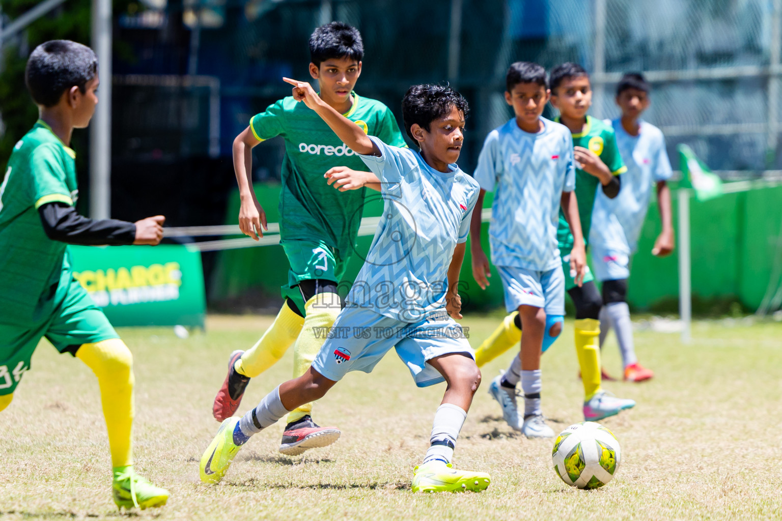 Day 3 of MILO Academy Championship 2025 (U-12) was held at Henveiru Stadium in Male', Maldives on Saturday, 3rd May 2025. Photos: Nausham Waheed / images.mv
