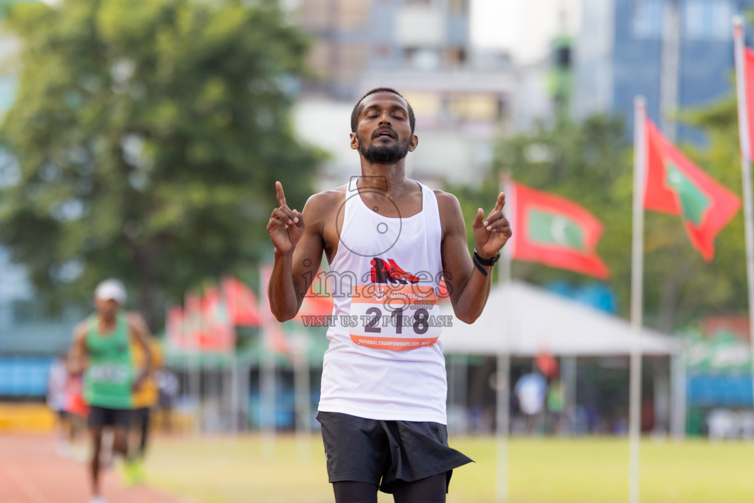 Day 1 of National Athletics Championship 2025 was held at Ekuveni Running Ground in Male', Maldives on Thursday, 14th August 2025. Photos: Hasni / images.mv