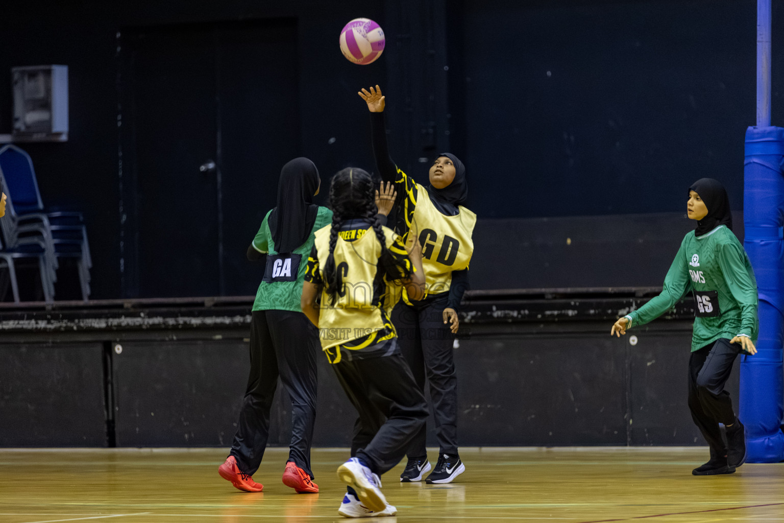 Day 8 of 26th Inter-School Netball Tournament 2025 was held in Social Center Indoor Hall on Sunday, 26th October 2025. Photos: Hassan Simah / images.mv