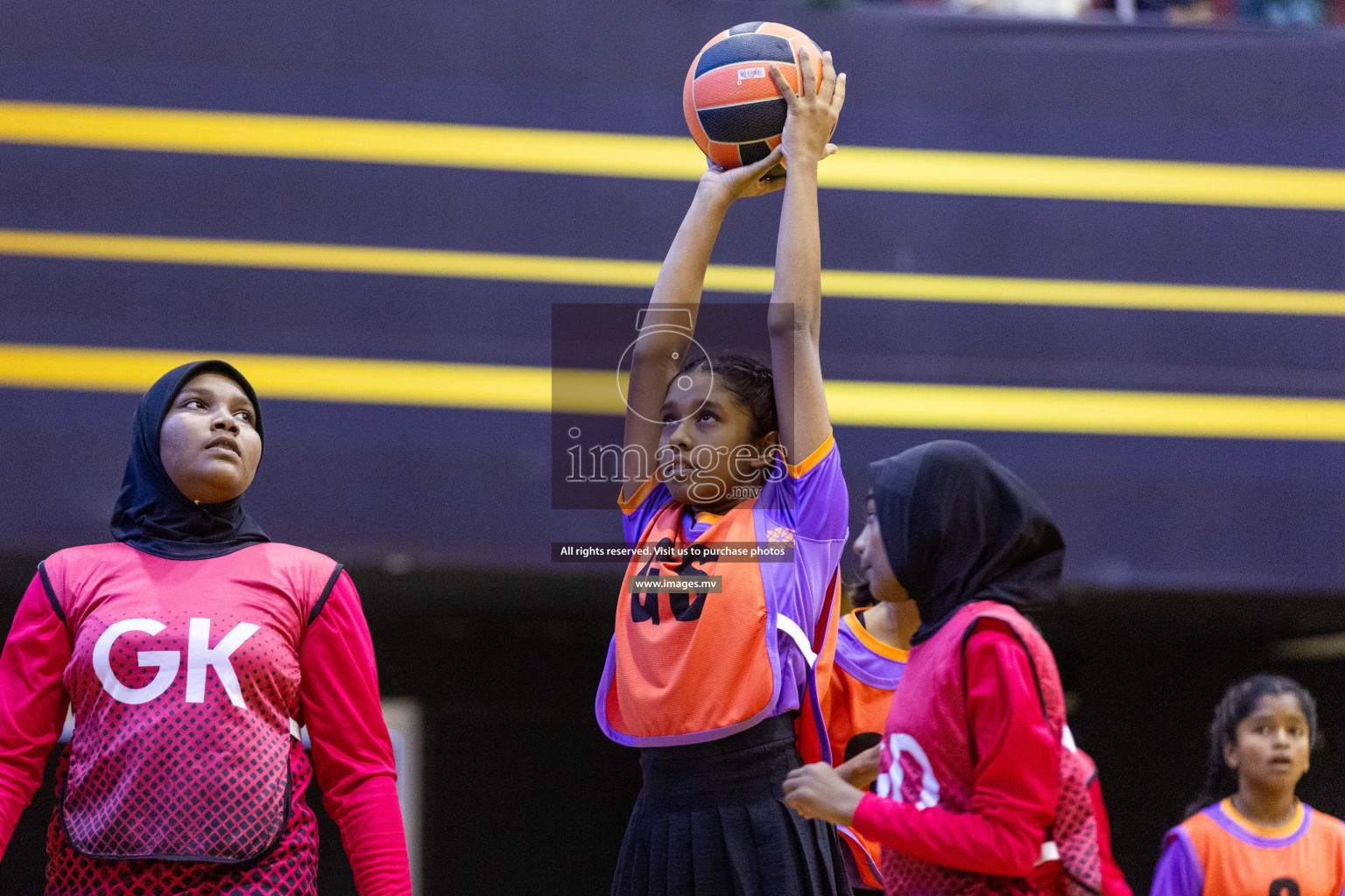 Day5 of 24th Interschool Netball Tournament 2023 was held in Social Center, Male', Maldives on 31st October 2023. Photos: Nausham Waheed / images.mv