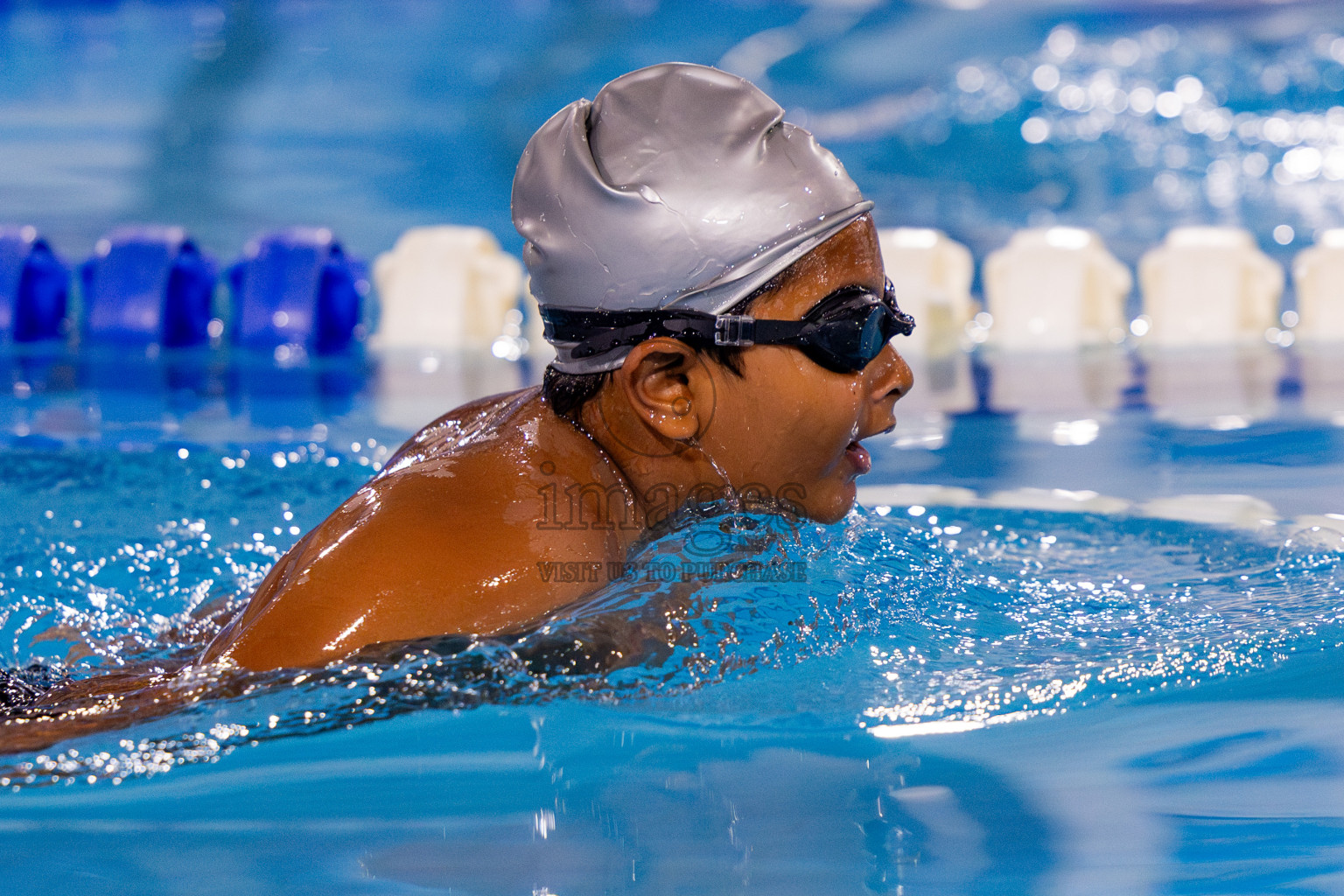 Day 1 of BML 5th National Swimming Kids Festival 2024 held in Hulhumale', Maldives on Monday, 18th November 2024. Photos: Nausham Waheed / images.mv