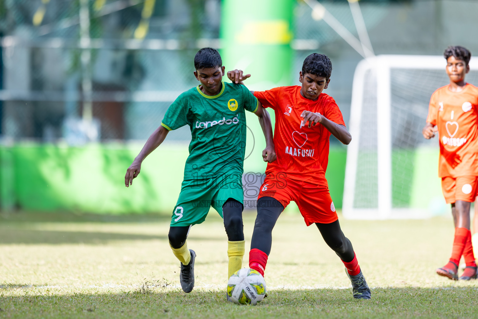 Day 4 of MILO Academy Championship 2024 (U-14) was held in Henveyru Stadium, Male', Maldives on Sunday, 3rd November 2024. Photos: Ismail Thoriq / Images.mv