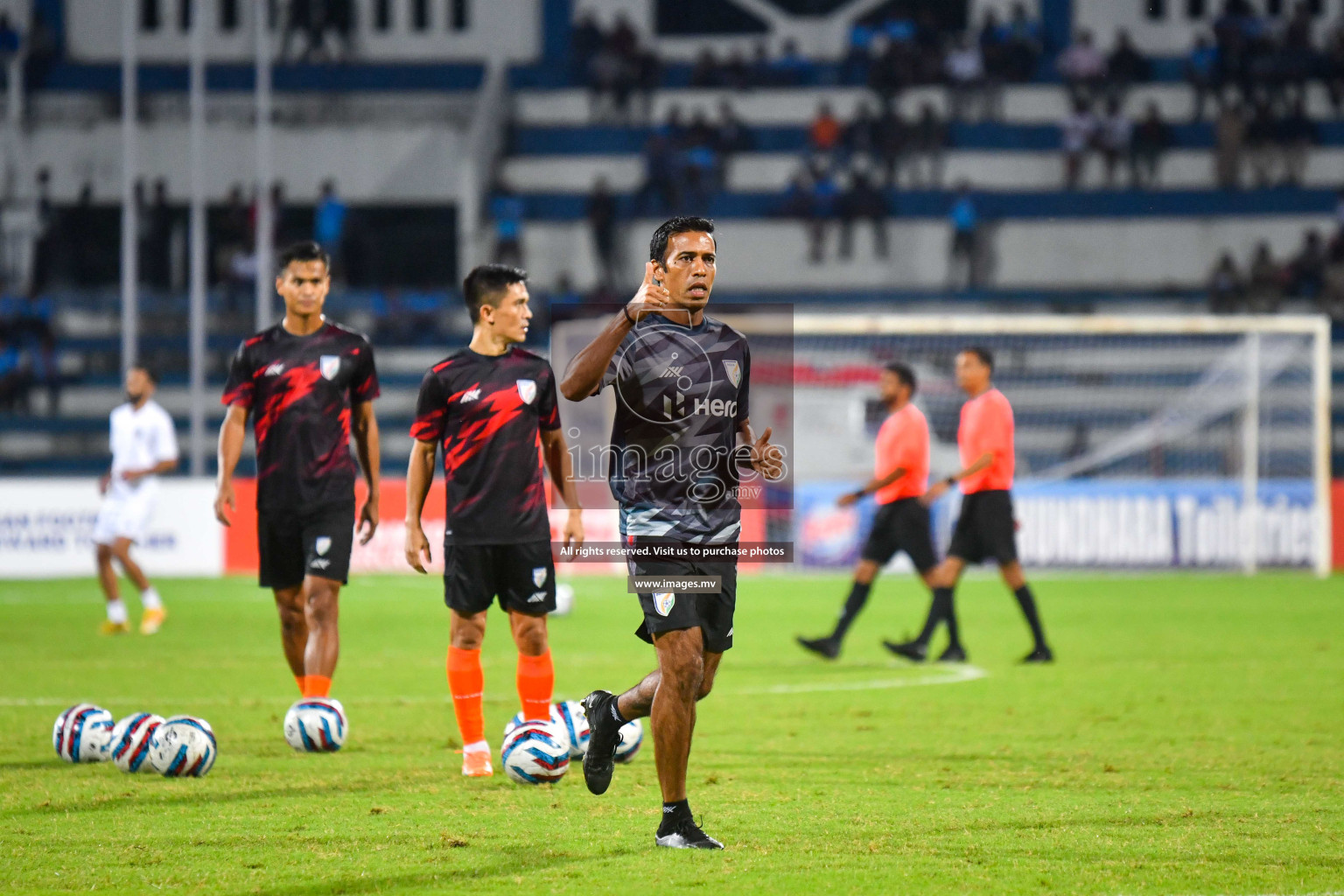 Kuwait vs India in the Final of SAFF Championship 2023 held in Sree Kanteerava Stadium, Bengaluru, India, on Tuesday, 4th July 2023. Photos: Nausham Waheed / images.mv