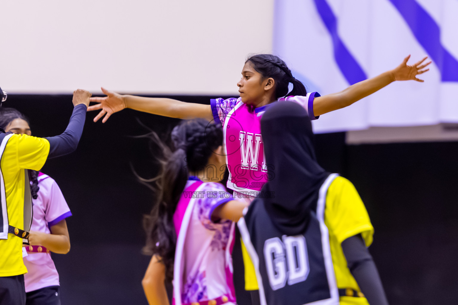KYRC vs N Sports A in Day 5 of 24th Milo Netball Association Championship held in Social Center at Male', Maldives on Friday, 5th September 2025. Photos: Nausham Waheed / images.mv