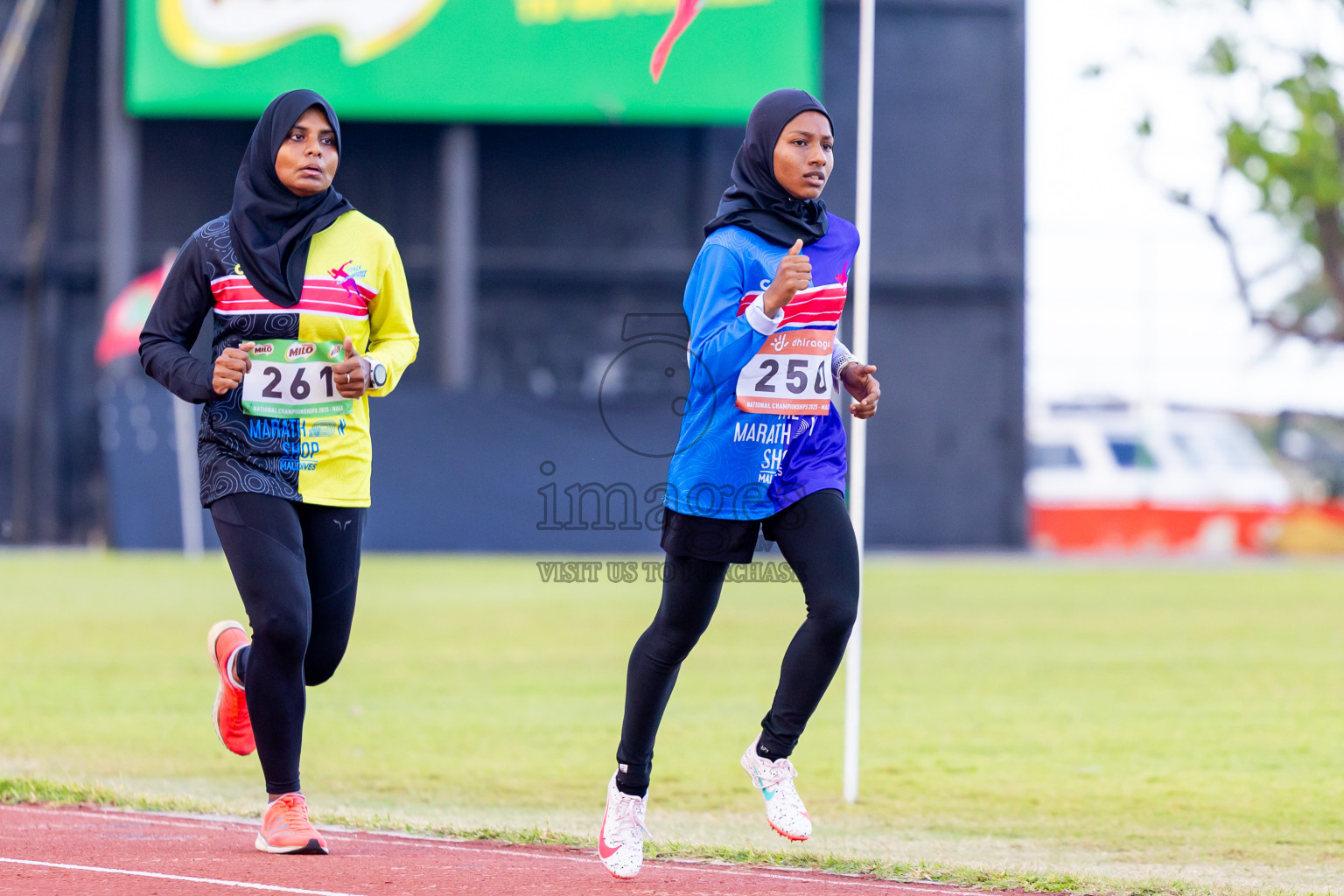 Day 3 of National Athletics Championship 2025 was held at Ekuveni Running Ground in Male', Maldives on Saturday, 16th August 2025. Photos: Nausham Waheed / images.mv