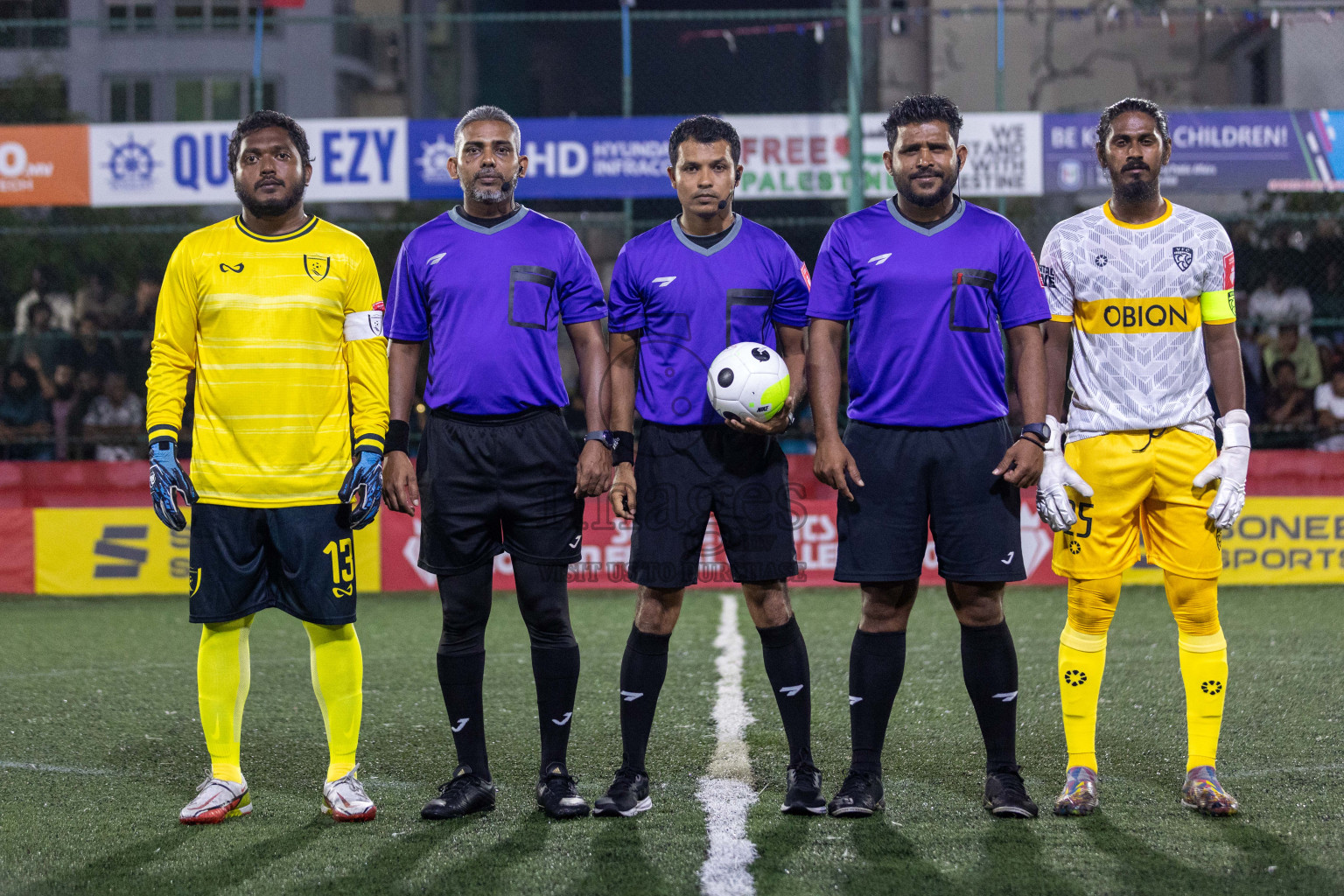 GDh Hoandedhdhoo vs GDh Vaadhoo in Day 17 of Golden Futsal Challenge 2024 was held on Wednesday, 31st January 2024, in Hulhumale', Maldives Photos: Nausham Waheed / images.mv