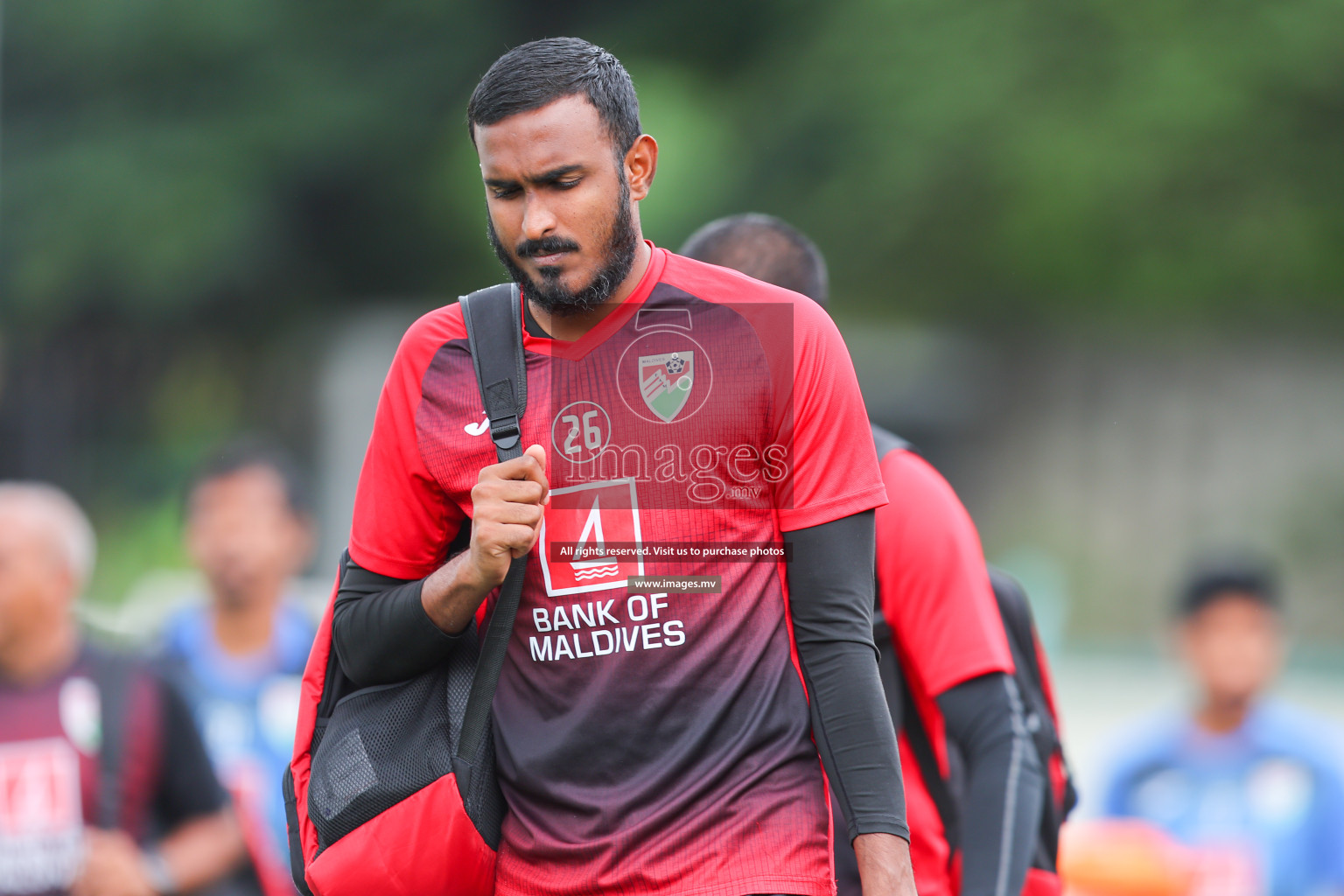 Maldives Practice Sessions on 26 June 2023 before their match in Bangabandhu SAFF Championship 2023 held in Bengaluru Football Ground