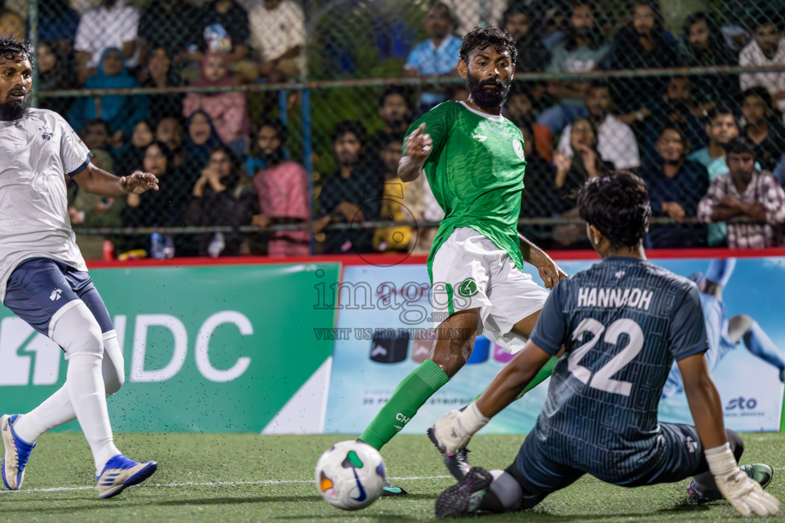 HDC vs MACL in Round of 16 of Club Maldives Cup 2024 held in Rehendi Futsal Ground, Hulhumale', Maldives on Monday, 7th October 2024. Photos: Ismail Thoriq / images.mv