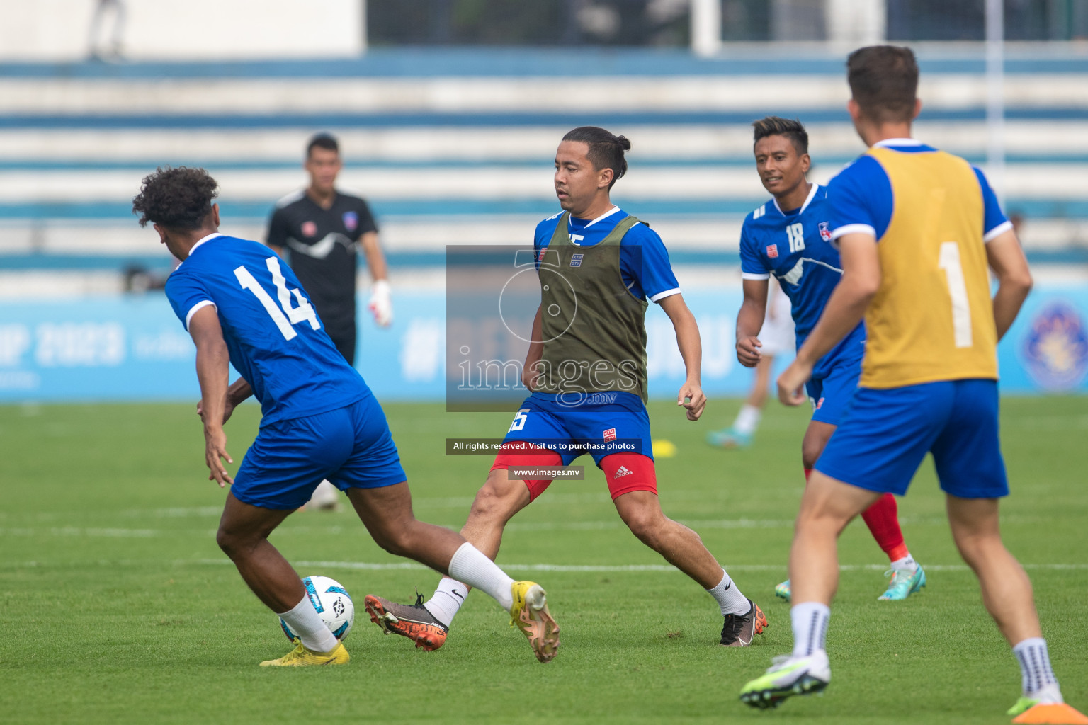 Kuwait vs Nepal in the opening match of SAFF Championship 2023 held in Sree Kanteerava Stadium, Bengaluru, India, on Wednesday, 21st June 2023. Photos: Nausham Waheed / images.mv