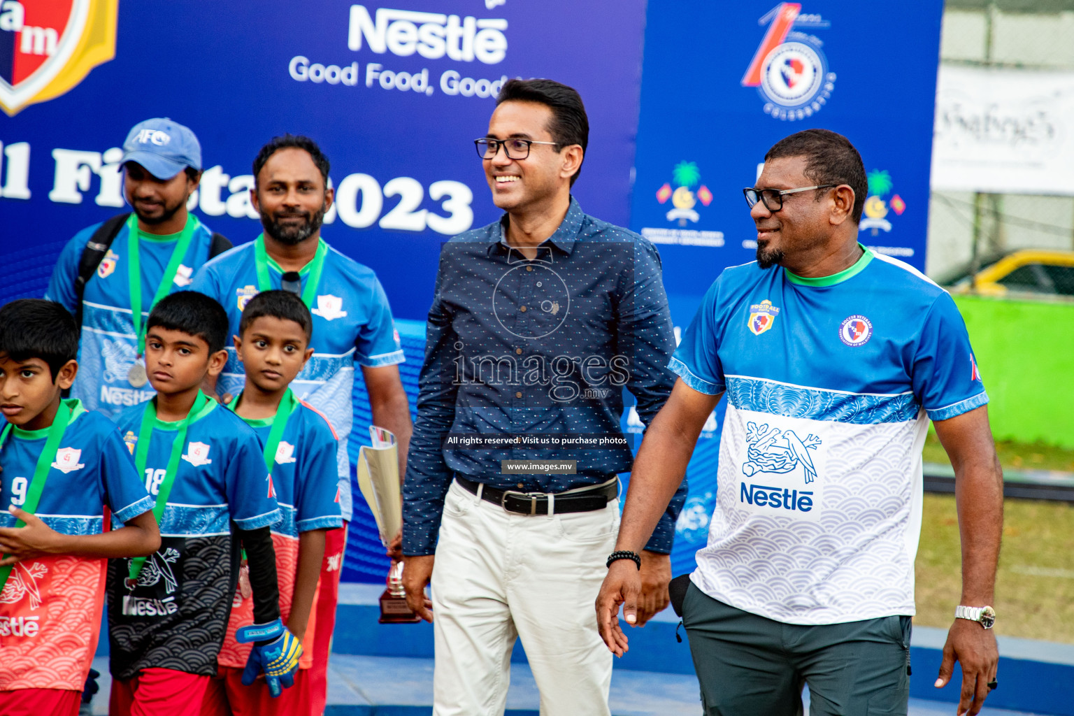 Finals & Closing Ceremony of Nestlé Kids Football Fiesta 2023 held in Male', Maldives on 25 February 2023