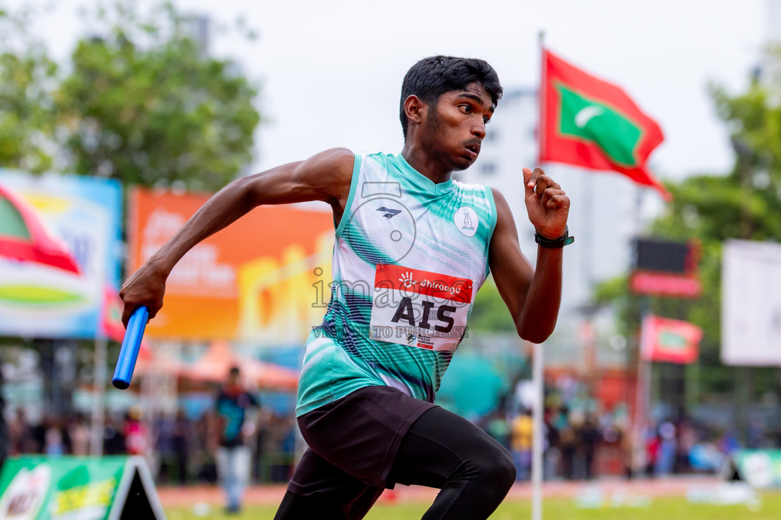 Day 6 of Inter-school Athletics Championship 2025 held in Ekuveni Synthetic Track, Male', Maldives on Sunday, 12th October 2025. Photos by: Nausham Waheed / Images.mv