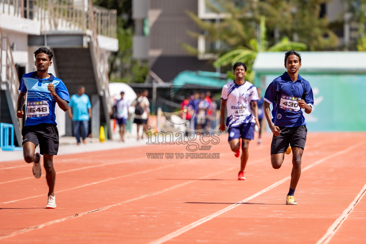 Day 2 of MWSC Interschool Athletics Championships 2024 held in Hulhumale Running Track, Hulhumale, Maldives on Sunday, 10th November 2024. 
Photos by:  Hassan Simah / Images.mv