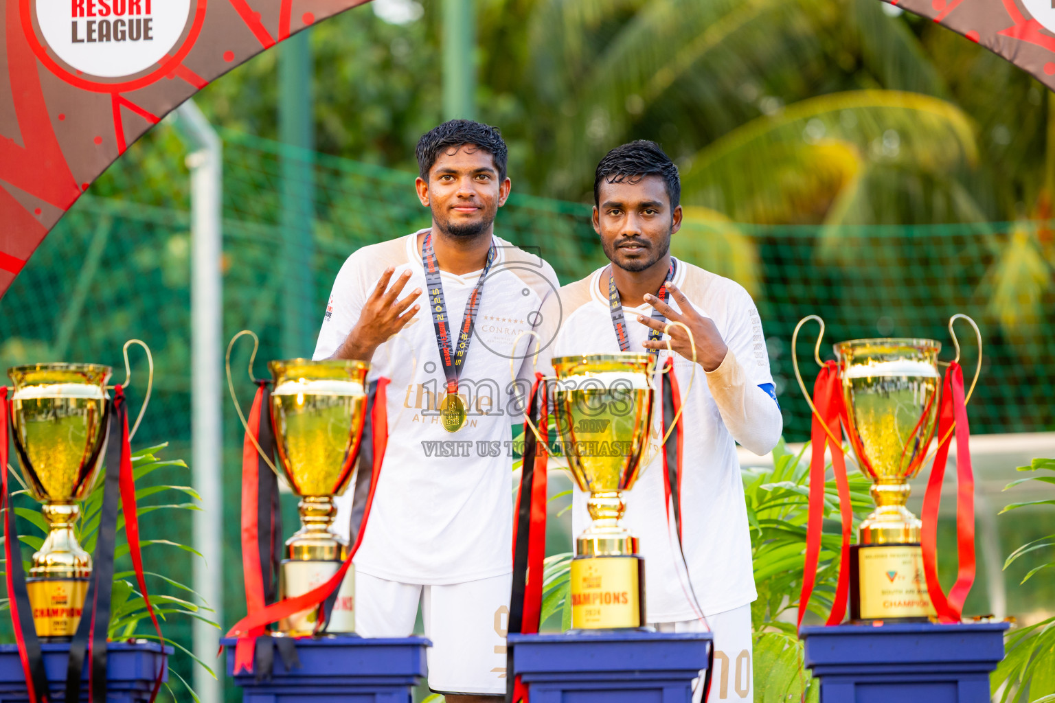 Barcelo vs Conrad in the Final of Resort League 2025 (Ari Zone) was held on Sunday, 28th June 2025 in Conrad Maldives Rangali Island, Alif Dhaalu Atoll, Maldives. Photos: Nausham Waheed / images.mv