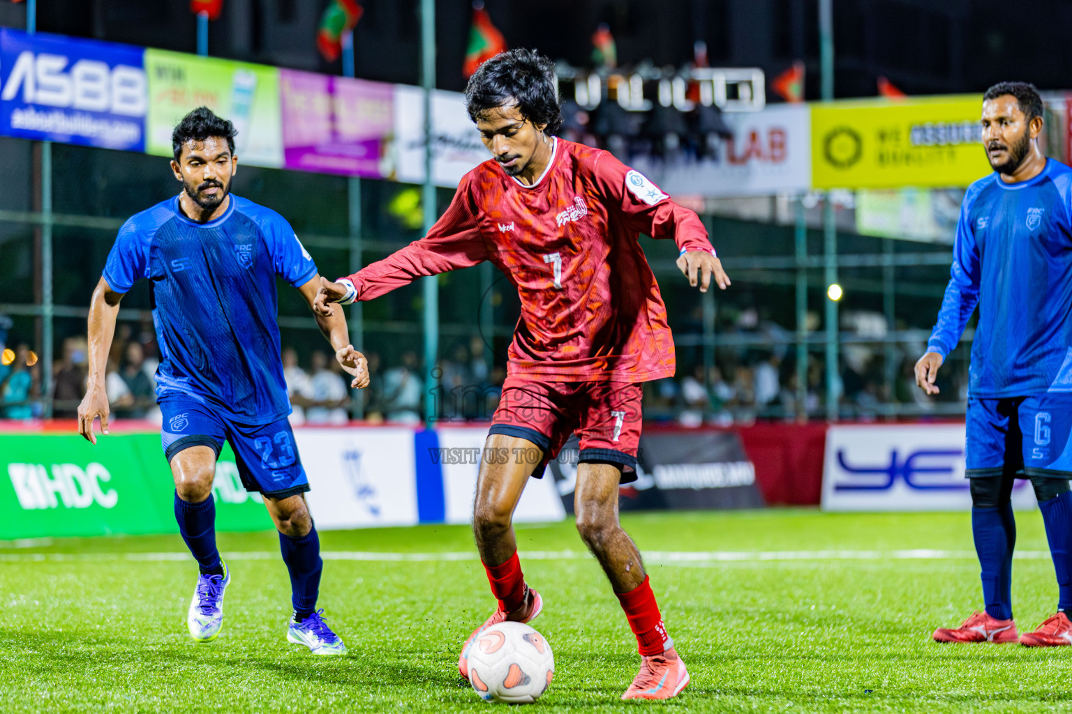 Club Binara vs Finance RC in Quater Finals of Club Maldives Cup Classic 2025 was held in Rehendi Futsal Ground, Hulhumale', Maldives on Saturday, 27th September 2025. Photos: Areef Adam / images.mv