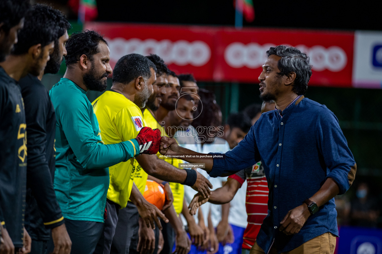 Prison Club vs MACL in the Quarter Finals of Club Maldives 2021 held at Hulhumale;, on 12th December 2021 Photos: Ismail Thoriq / images.mv