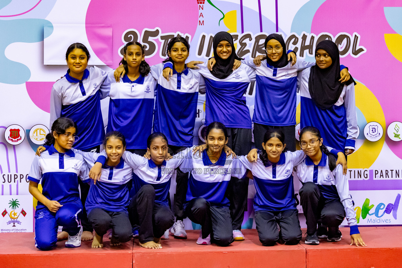 Day 13 of 25th Inter-School Netball Tournament was held in Social Center at Male', Maldives on Saturday, 24th August 2024. Photos: Hassan Simah / images.mv