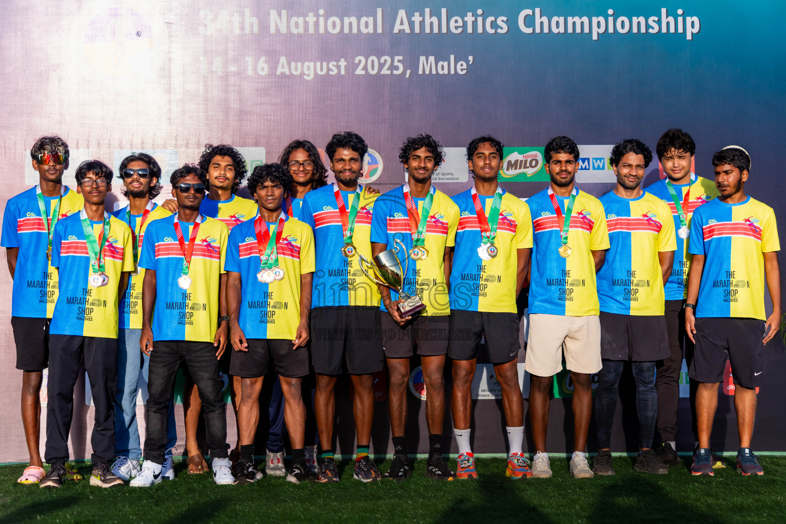 Day 3 of National Athletics Championship 2025 was held at Ekuveni Running Ground in Male', Maldives on Saturday, 16th August 2025. Photos: Nausham Waheed / images.mv