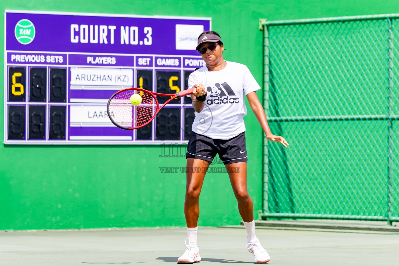 Day 4 of ATF Maldives Junior Open Tennis was held in Male' Tennis Court, Male', Maldives on Thursday, 12th December 2024. Photos: Nausham Waheed/ images.mv