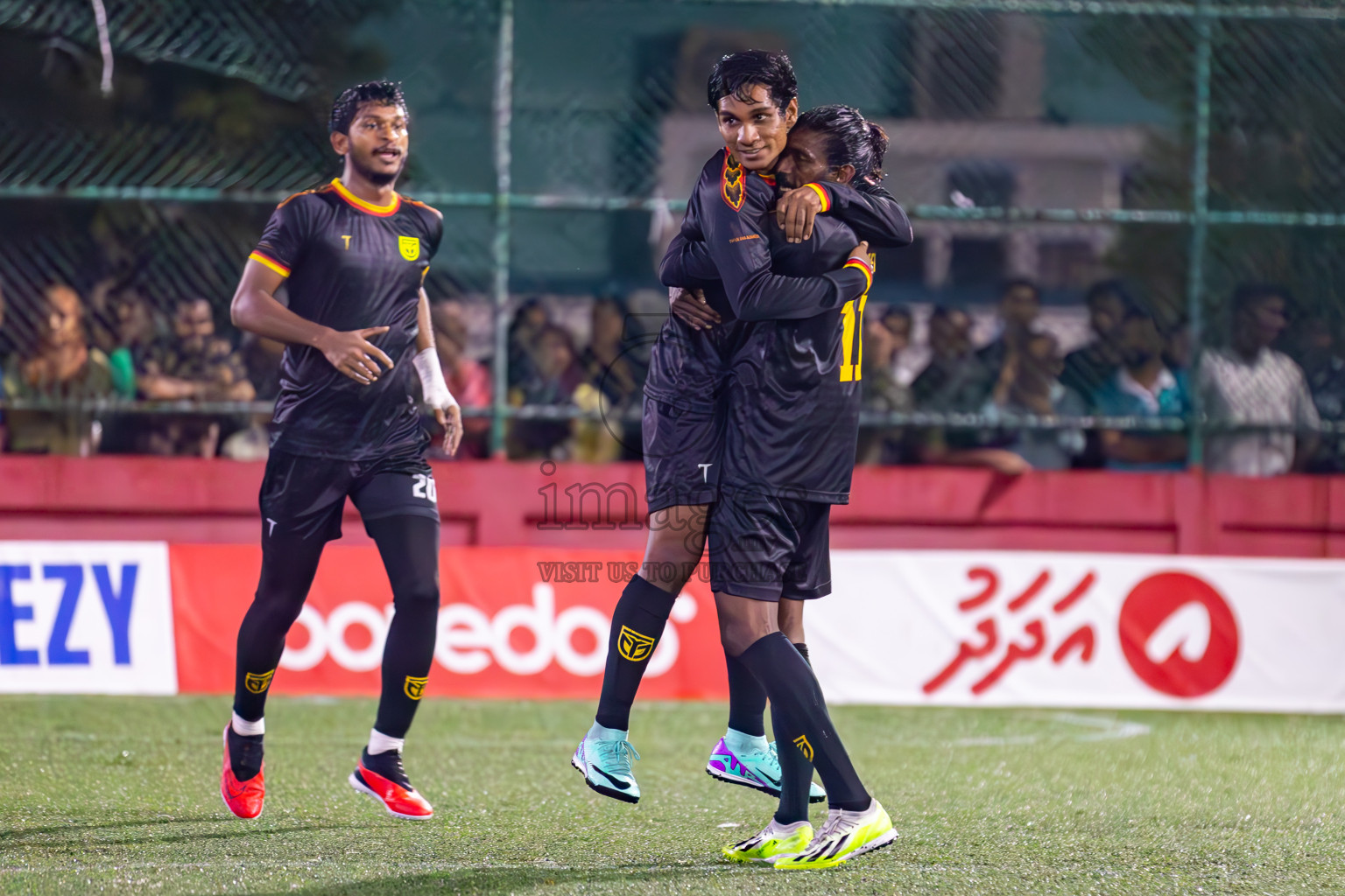 B Thulhaadhoo vs B Eydhafushi in Day 26 of Golden Futsal Challenge 2024 was held on Friday , 9th February 2024 in Hulhumale', Maldives
Photos: Hassan Simah / images.mv