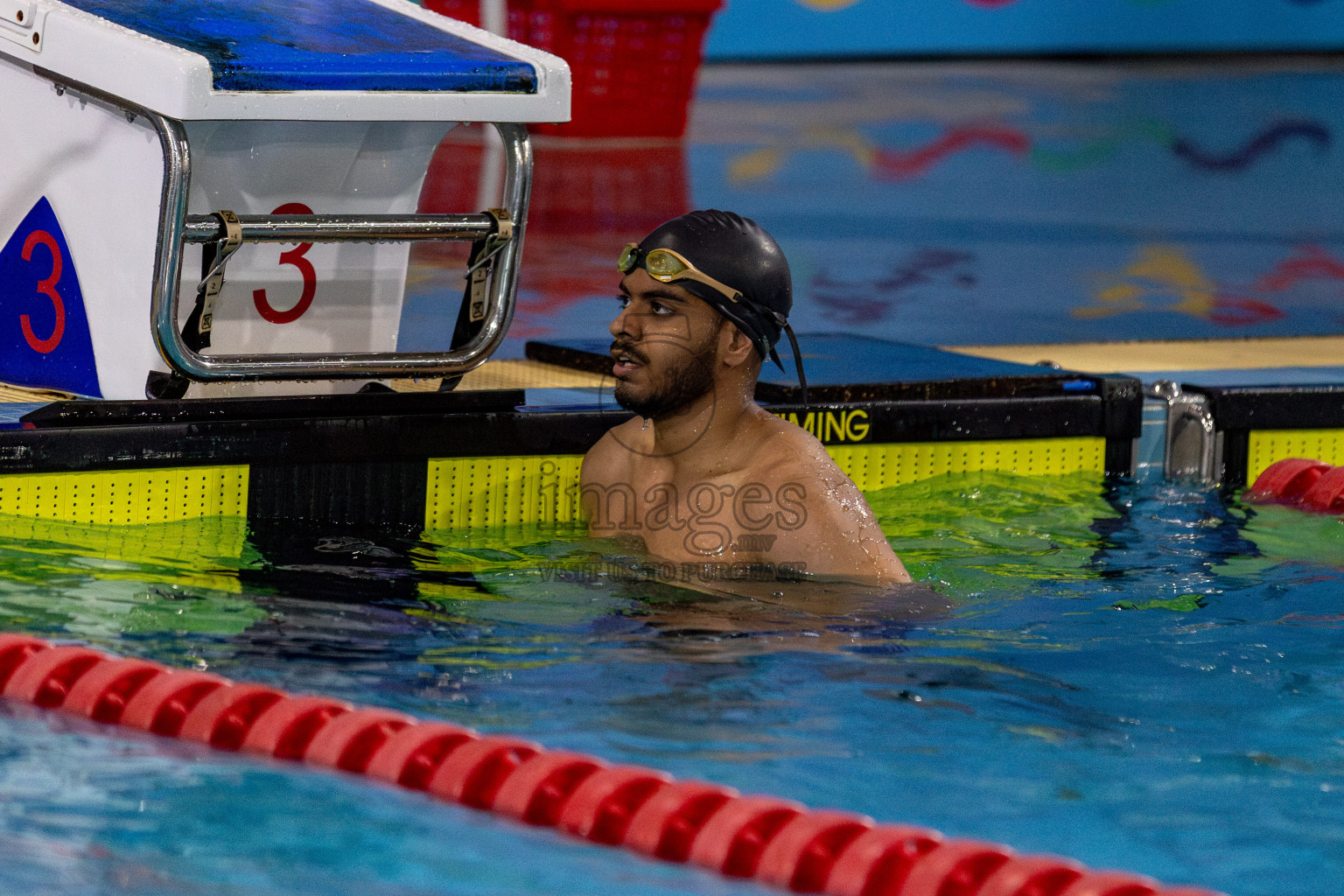 Day 2 of National Swimming Competition 2024 held in Hulhumale', Maldives on Saturday, 14th December 2024. Photos: Hassan Simah / images.mv