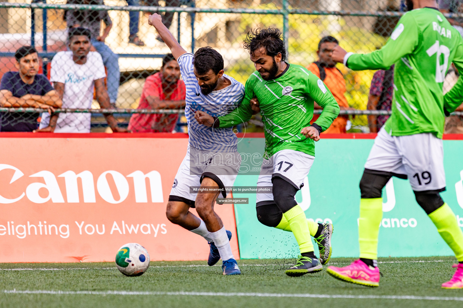 TEAM DJA vs TRC - Transport in Club Maldives Cup Classic 2023 held in Hulhumale, Maldives, on Wednesday, 19th July 2023 Photos: Hassan Simah  / images.mv