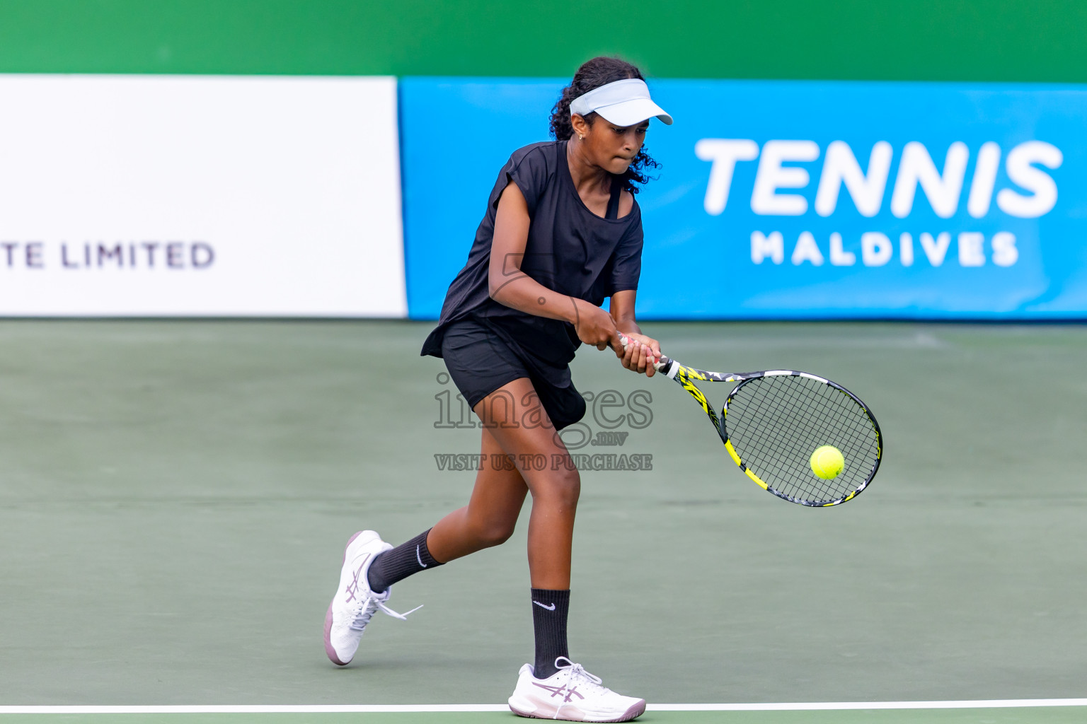 Day 7 of ATF Maldives Junior Open Tennis was held in Male' Tennis Court, Male', Maldives on Wednesday, 18th December 2024. Photos: Nausham Waheed/ images.mv