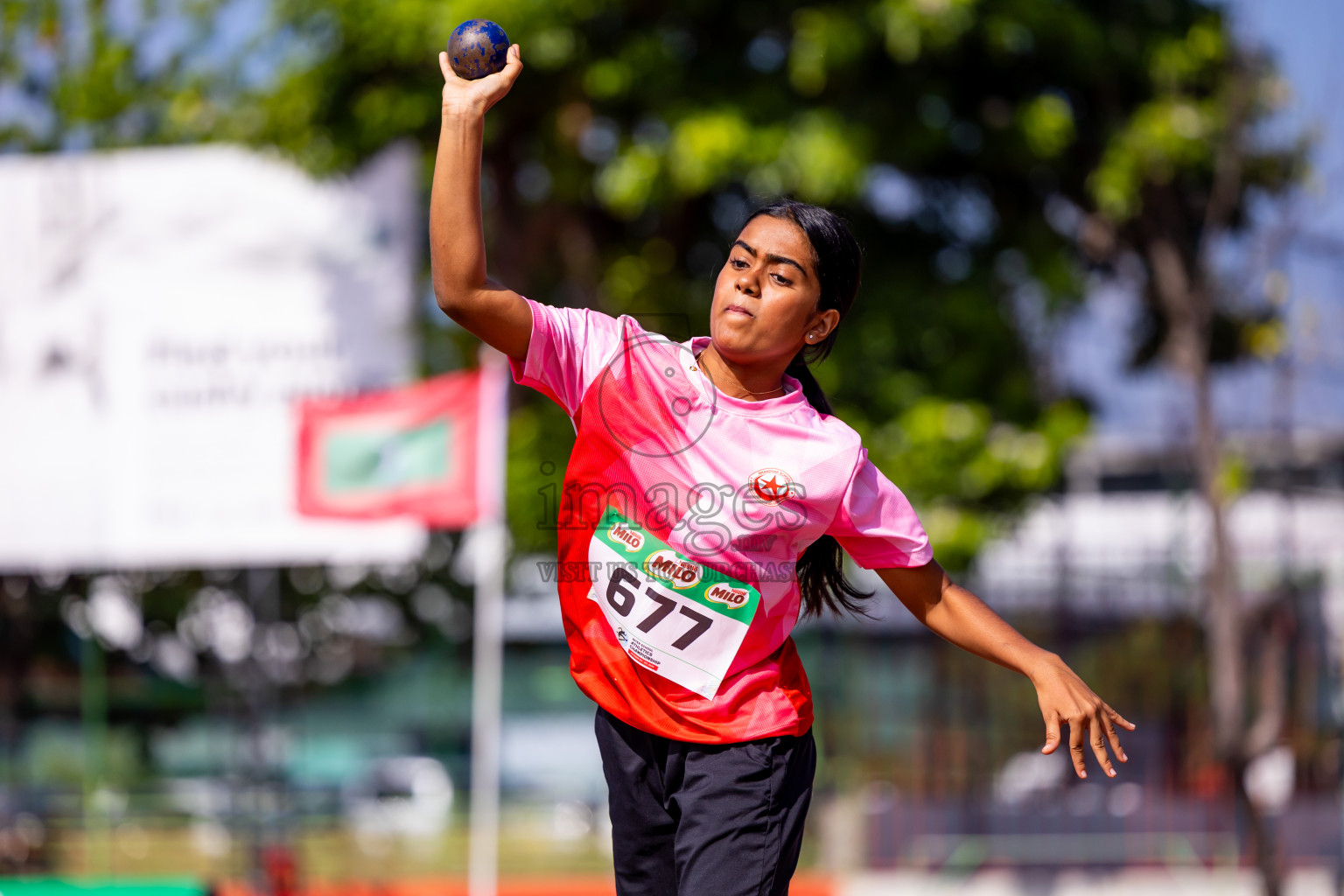 Day 3 of Inter-school Athletics Championship 2025 held in Ekuveni Synthetic Track, Male', Maldives on Wednesday, 08th October 2025. Photos by: Nausham Waheed / Images.mv