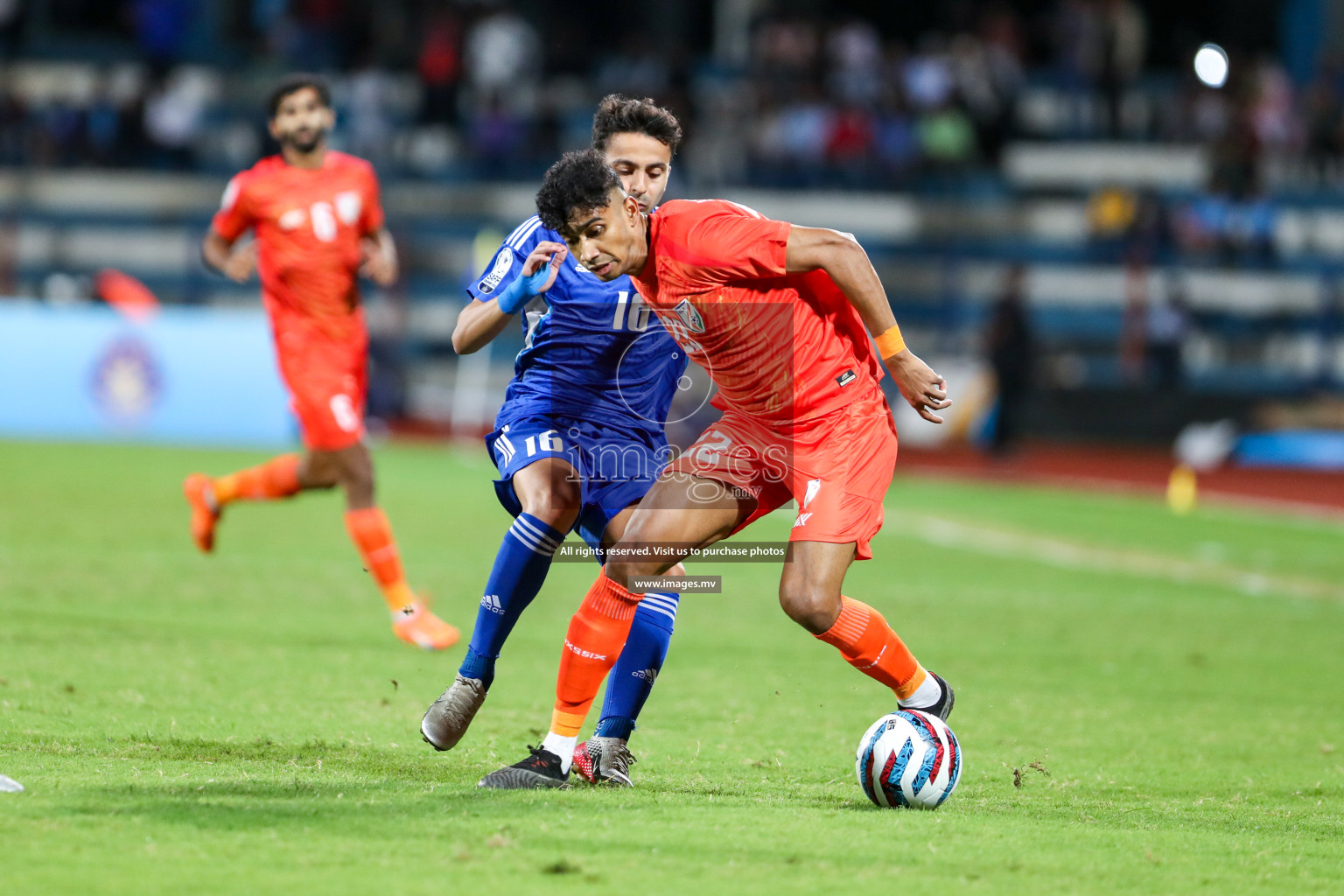 Kuwait vs India in the Final of SAFF Championship 2023 held in Sree Kanteerava Stadium, Bengaluru, India, on Tuesday, 4th July 2023. Photos: Nausham Waheed, Hassan Simah / images.mv