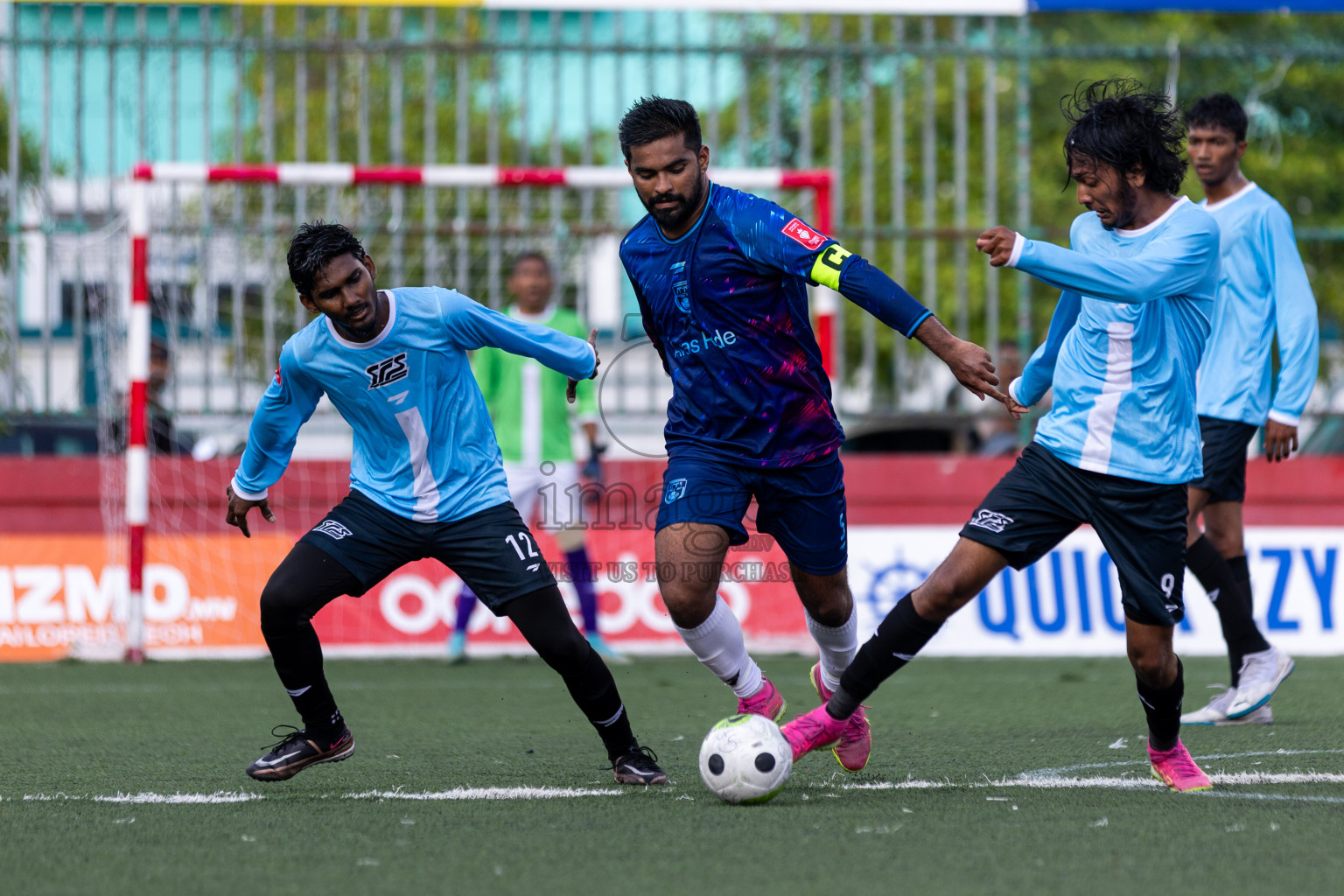 F Nilandhoo vs F Feeali in Day 20 of Golden Futsal Challenge 2024 was held on Saturday , 3rd February 2024 in Hulhumale', Maldives Photos: Nausham Waheed / images.mv