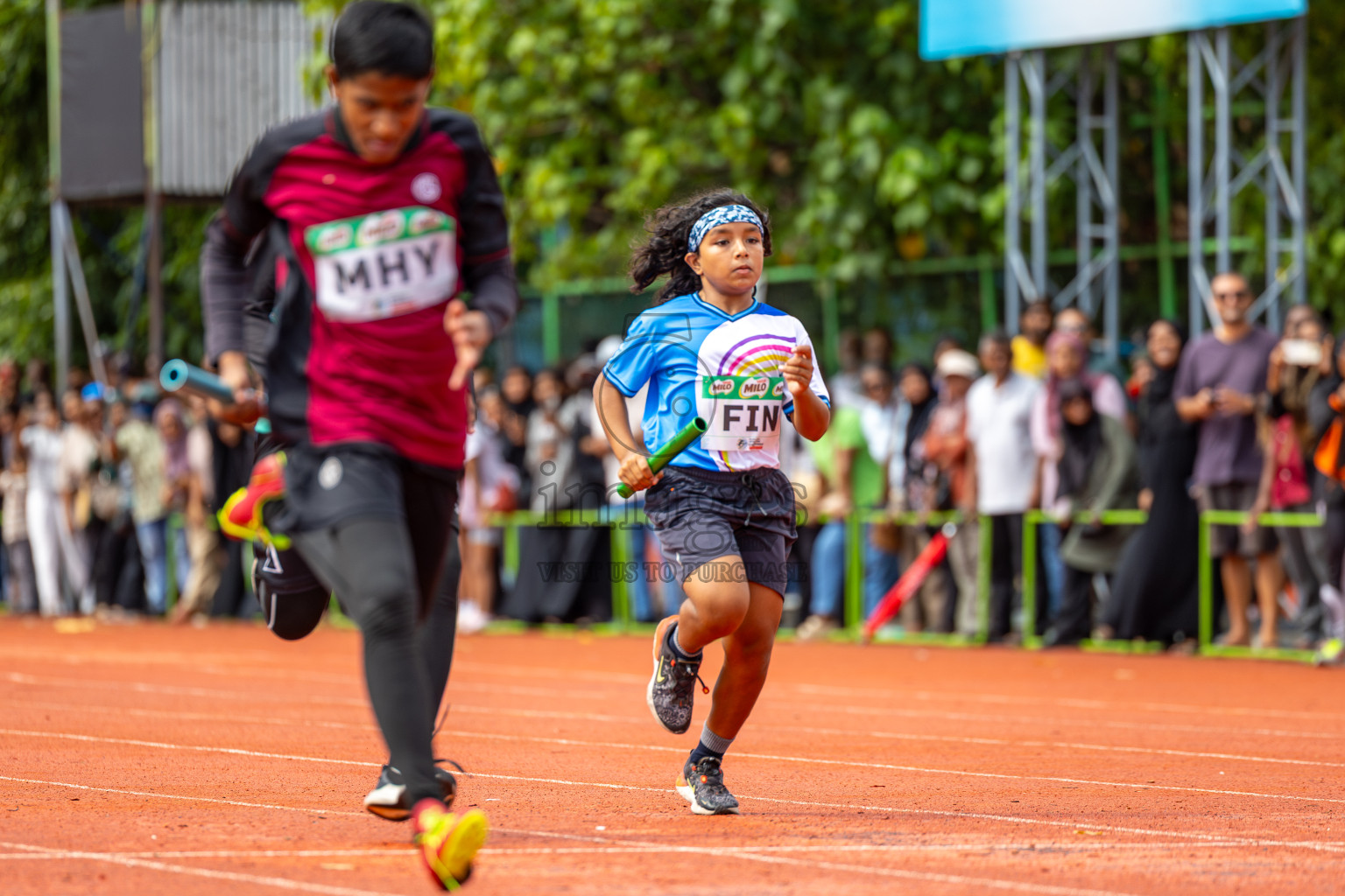 Day 6 of Inter-school Athletics Championship 2025 held in Ekuveni Synthetic Track, Male', Maldives on Sunday, 12th October 2025. Photos by: Ismail Thoriq / Images.mv