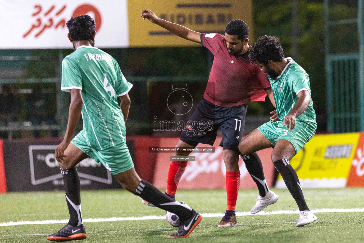 ACC RC vs CLUB MYS in Club Maldives Cup Classic 2023 held in Hulhumale, Maldives, on Tuesday, 01st August 2023 Photos: Ismail Thoriq / images.mv