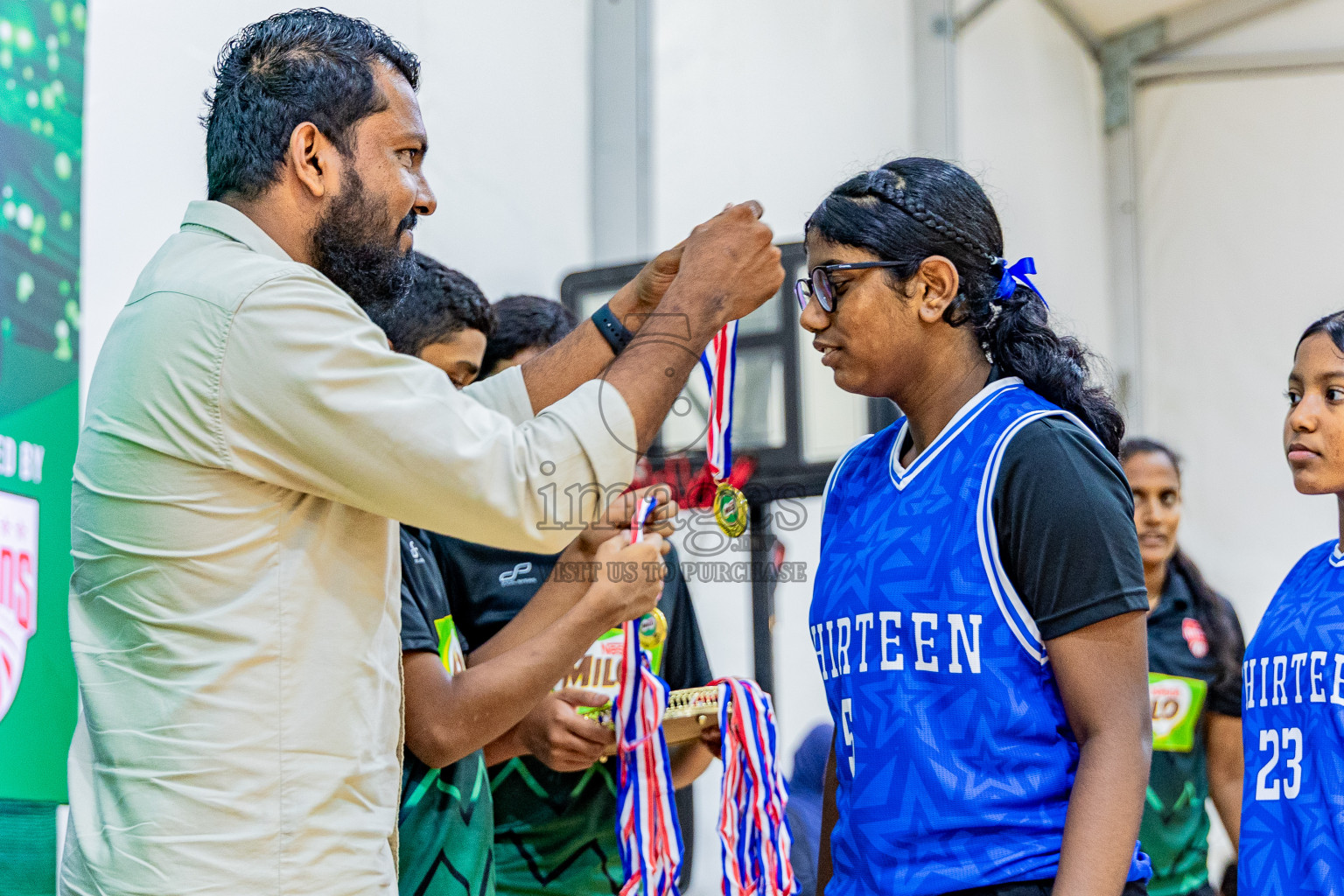 Day 3 of Milo 5 x 5 Junior Challenge 2025 - Basketball tournament held in Basketball Training Center, Male', Maldives on Saturday, 11th October 2025. Photos by: Nausham Waheed, Areef Adam / Images.mv