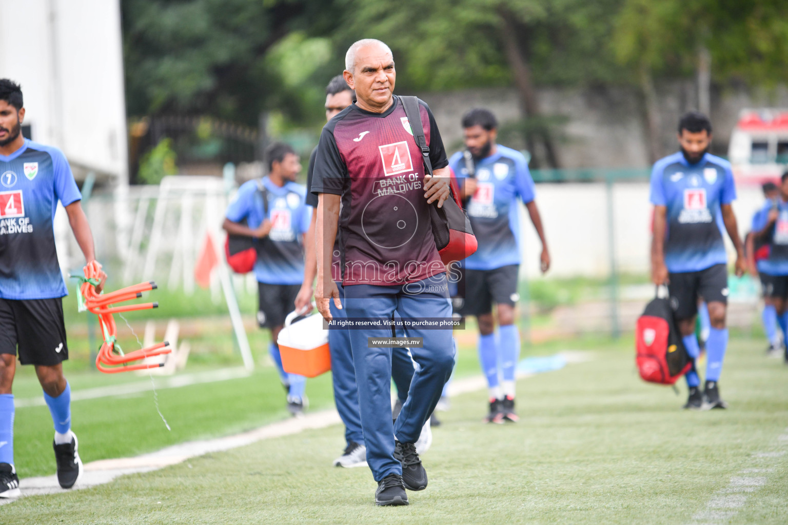 Maldives Practice Sessions on 26 June 2023 before their match in Bangabandhu SAFF Championship 2023 held in Bengaluru Football Ground