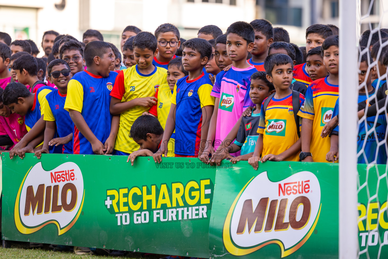 Day 3 of MILO Academy Championship 2025 (U-12) was held at Henveiru Stadium in Male', Maldives on Saturday, 3rd May 2025. Photos: Ismail Thoriq / images.mv