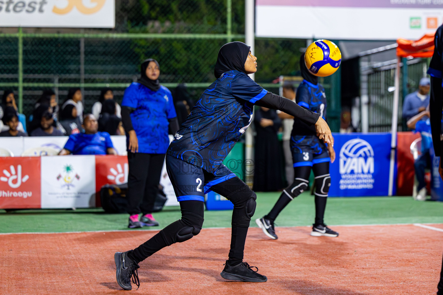 Raajje Volley Club vs Club Rising Star Academy in Milo National Junior Volleyball Championship 2025 Day 4 was held on Tuesday, 25th November 2025 at Ekuveni Turf Court Male', Maldives. Photos: Nausham Waheed / images.mv