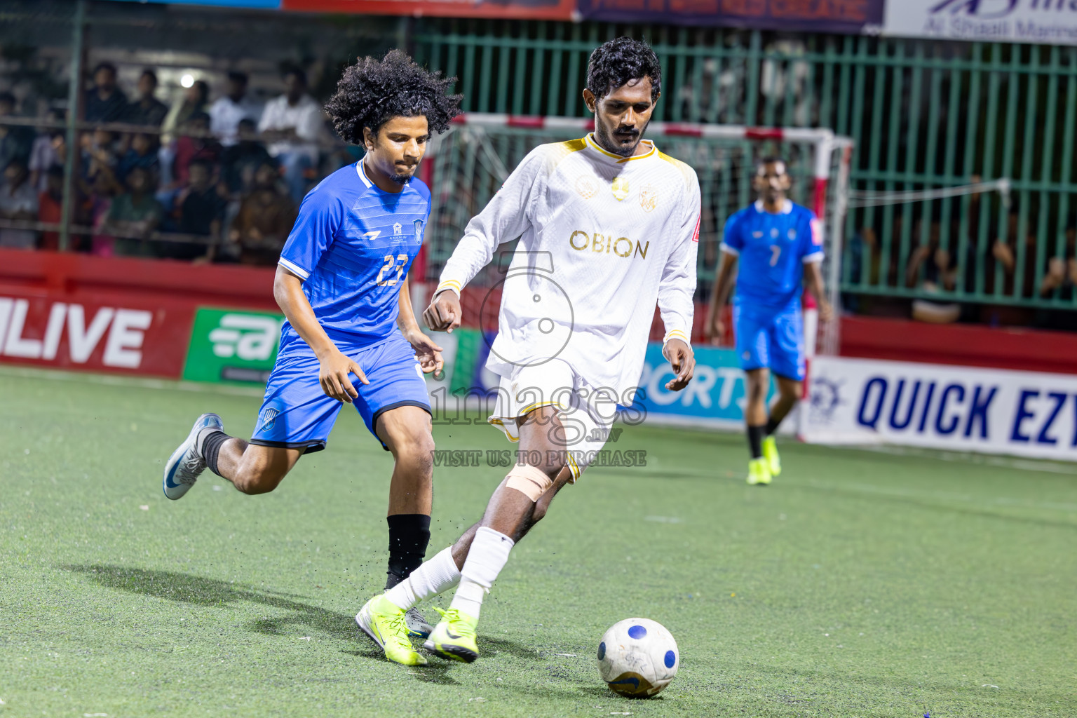 B Eydhafushi vs Lh Kurendhoo in Zone Round on Day 31 of Golden Futsal Challenge 2025 was held on Tuesday, 4th February 2025, in Hulhumale', Maldives.
Photos: Ismail Thoriq / images.mv