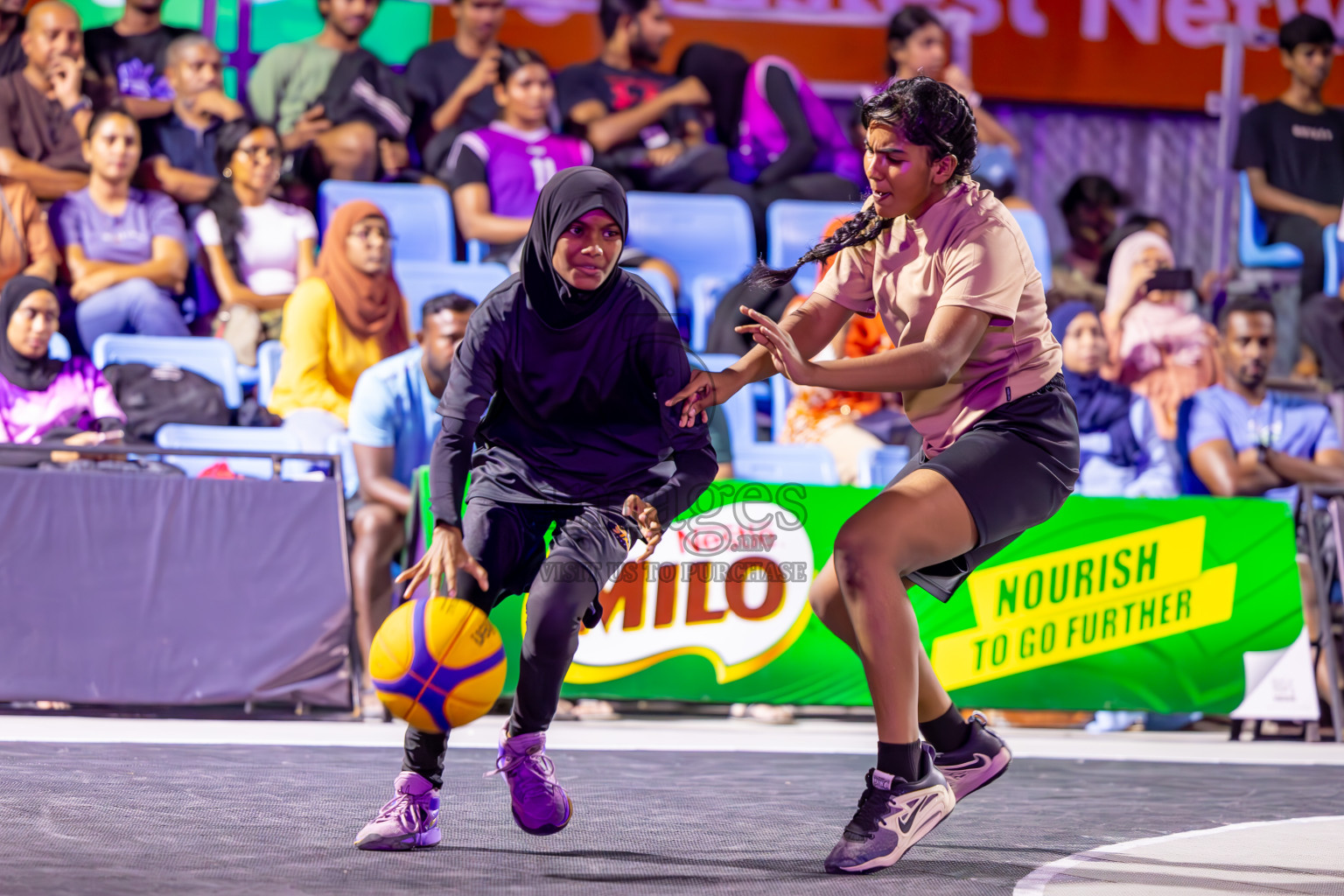 Final Day of MILO Ramadan 3x3 Challenge 2024 was held in Ekuveni Outdoor Basketball Court at Male', Maldives on Tuesday, 19th March 2024.
Photos: Ismail Thoriq / images.mv