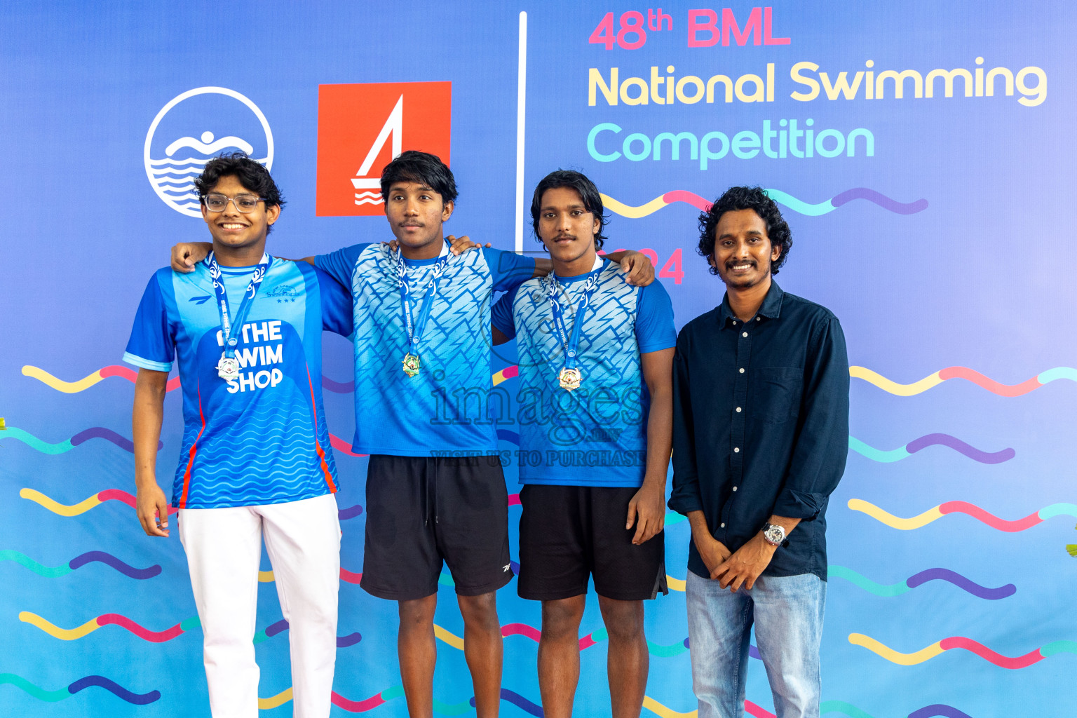 Day 7 of National Swimming Competition 2024 held in Hulhumale', Maldives on Thursday, 19th December 2024.
Photos: Ismail Thoriq / images.mv