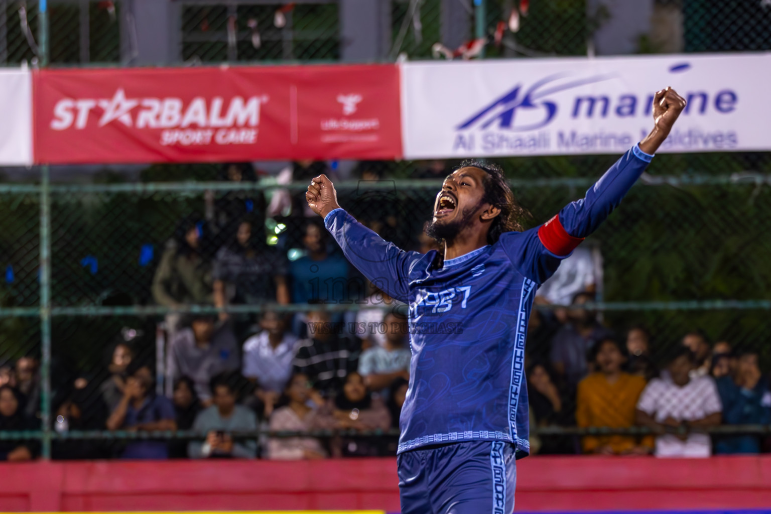 AA Bodufolhudhoo vs AA Mathiveri in Day 21 of Golden Futsal Challenge 2024 was held on Sunday , 4th February 2024 in Hulhumale', Maldives
Photos: Ismail Thoriq / images.mv