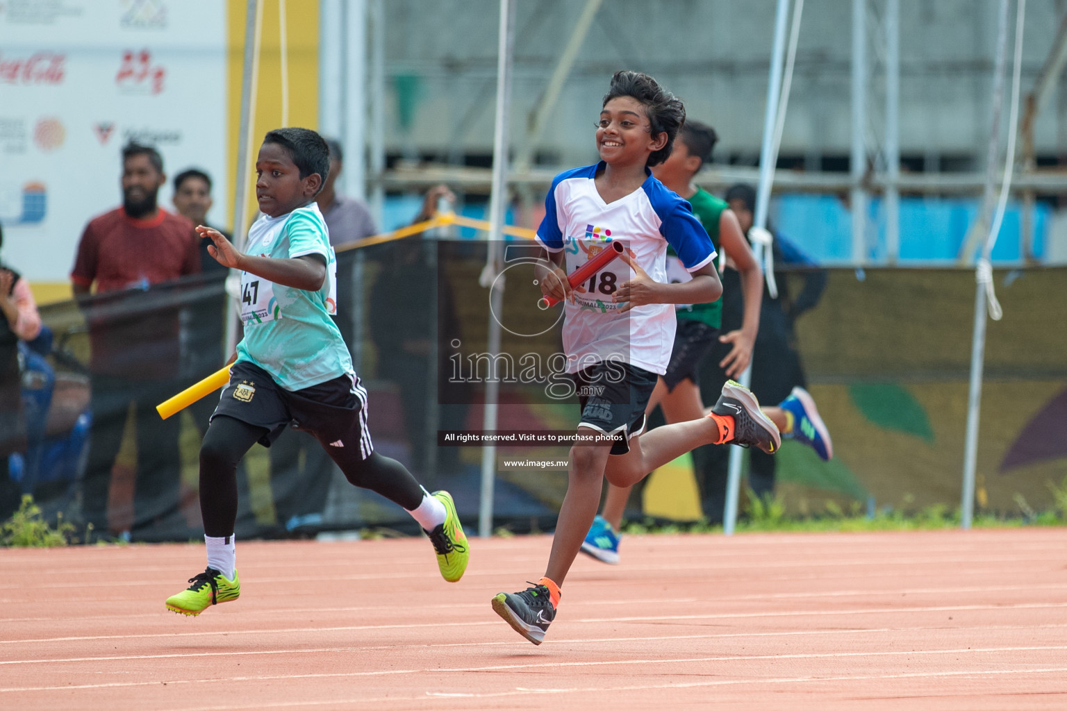 Day four of Inter School Athletics Championship 2023 was held at Hulhumale' Running Track at Hulhumale', Maldives on Wednesday, 18th May 2023. Photos:  Nausham Waheed / images.mv