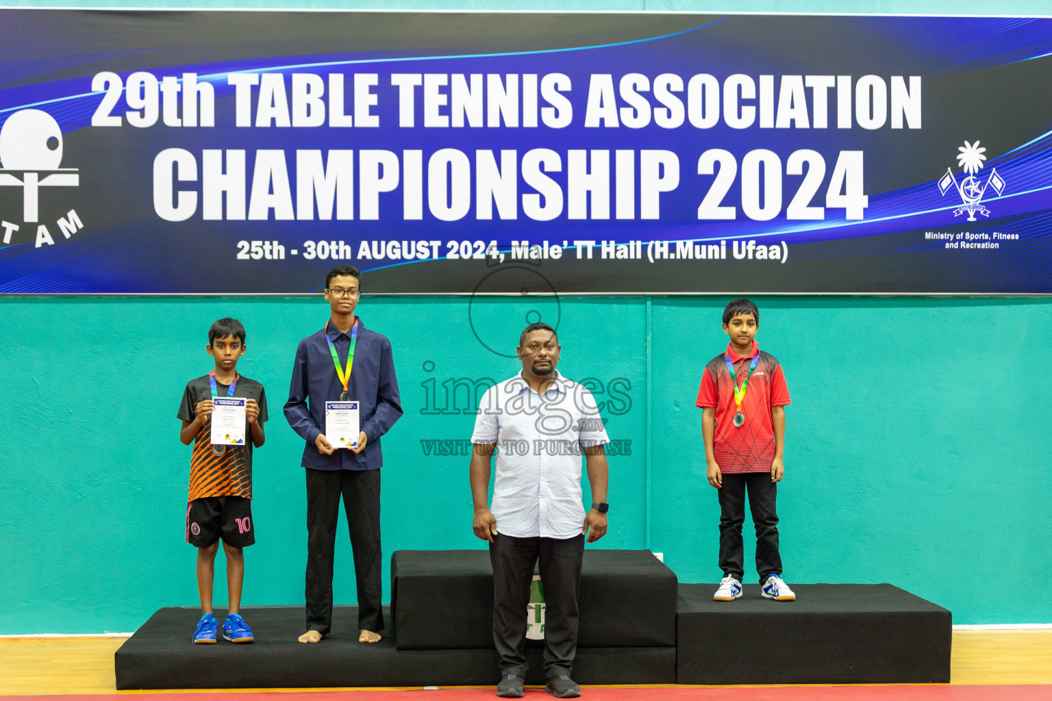 29th Table Tennis Association Championship 2024, 30th August 2024 at Male'TT Hall,Photos by Shuu Abdul Sattar