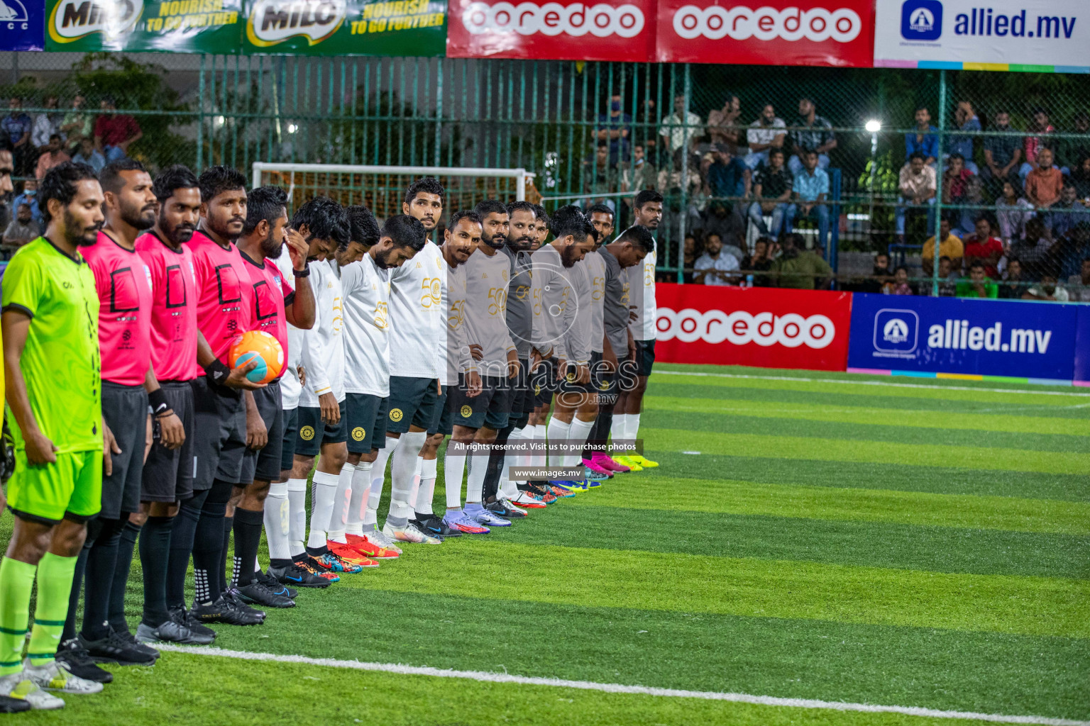 Team FSM Vs Prisons Club in the Semi Finals of Club Maldives 2021 held in Hulhumale, Maldives on 15 December 2021. Photos: Ismail Thoriq / images.mv