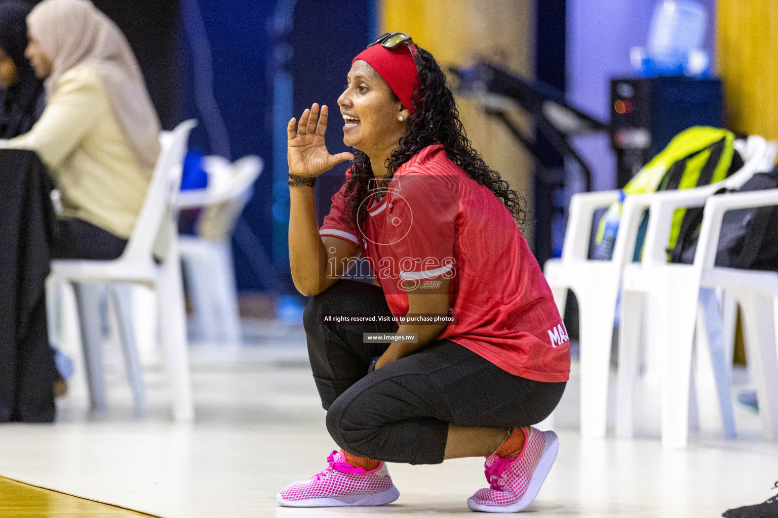 Day4 of 24th Interschool Netball Tournament 2023 was held in Social Center, Male', Maldives on 30th October 2023. Photos: Nausham Waheed / images.mv