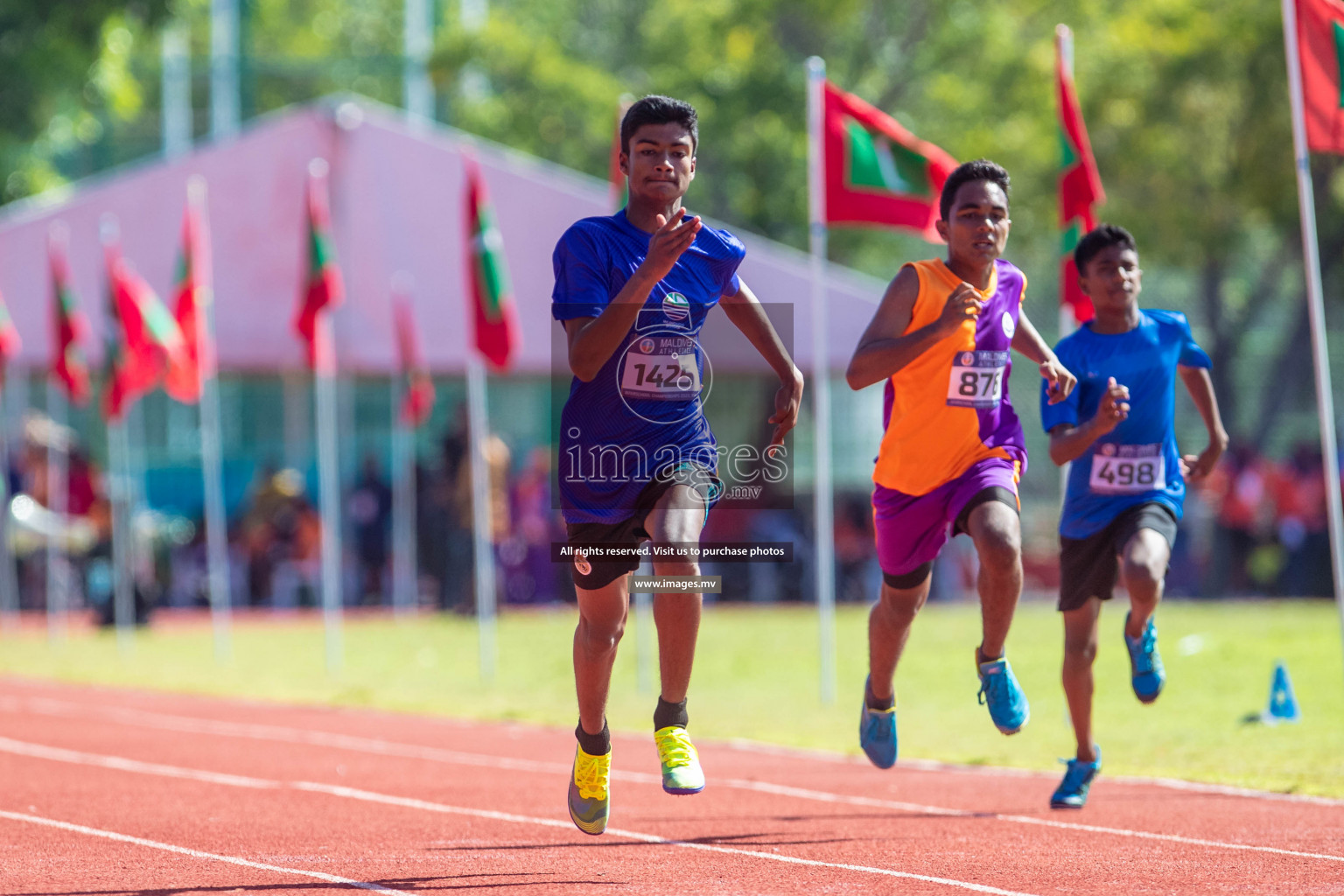 Day 1 of Inter-School Athletics Championship held in Male', Maldives on 22nd May 2022. Photos by: Maanish / images.mv