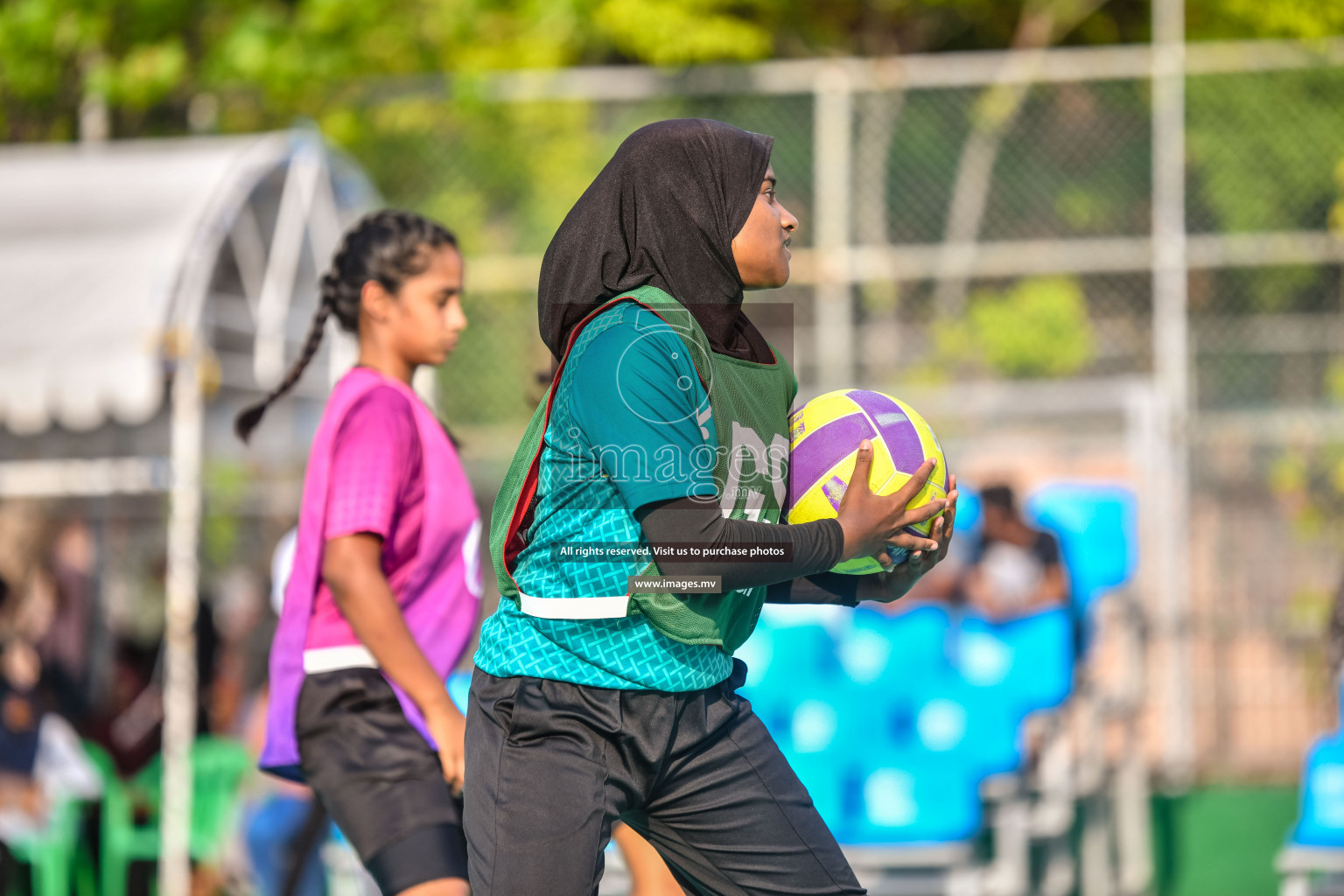 Day 11 of Junior Netball Championship 2022 held in Male', Maldives. Photos by Nausham Waheed