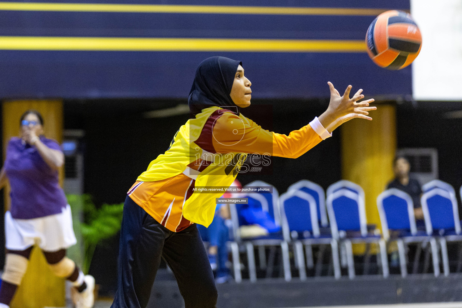 Day6 of 24th Interschool Netball Tournament 2023 was held in Social Center, Male', Maldives on 1st November 2023. Photos: Nausham Waheed / images.mv