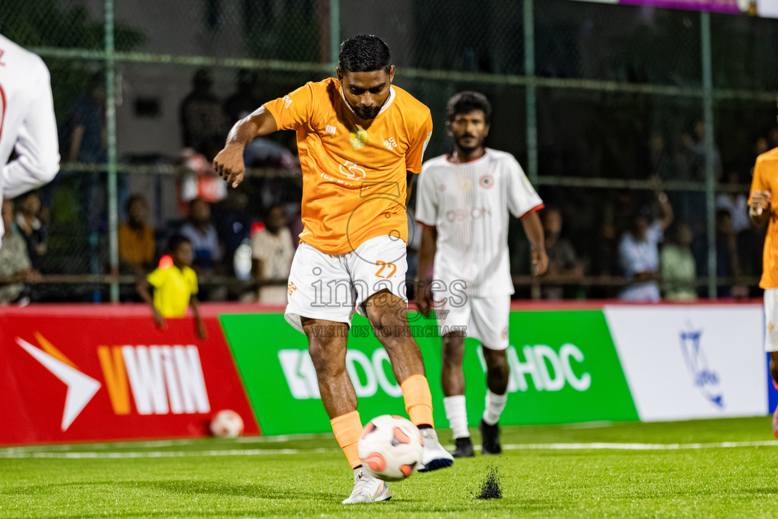 CC Sports Club vs Team Kaashidhoo in Kings Cup of Club Maldives Cup 2025 held in Rehendi Futsal Ground, Hulhumale', Maldives on Monday, 1st September 2025. Photos: Areef, Yasna / images.mv